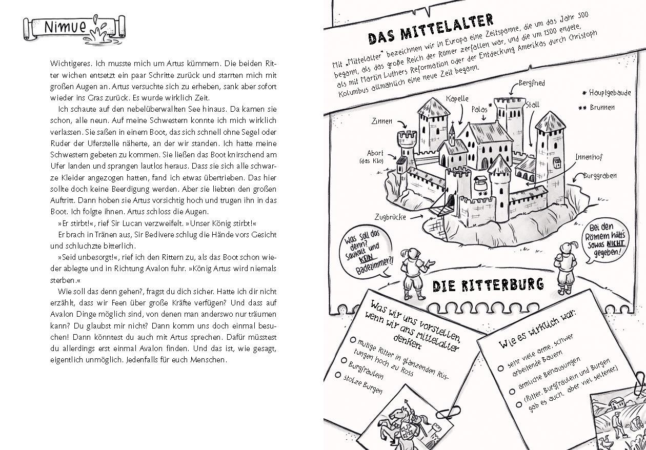 Beispielinhalt (Bild) Ich, Merlin, und die furchtlosen Ritter