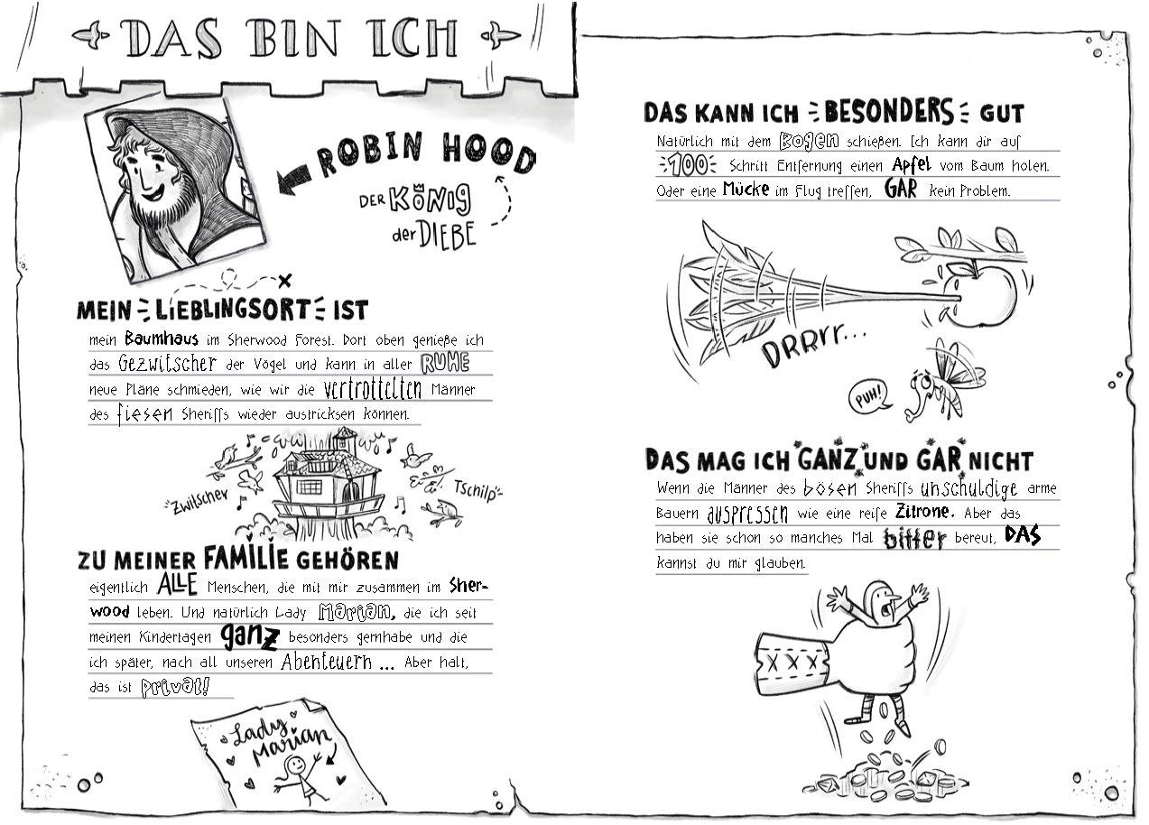 Beispielinhalt (Bild) Ich, Merlin, und die furchtlosen Ritter