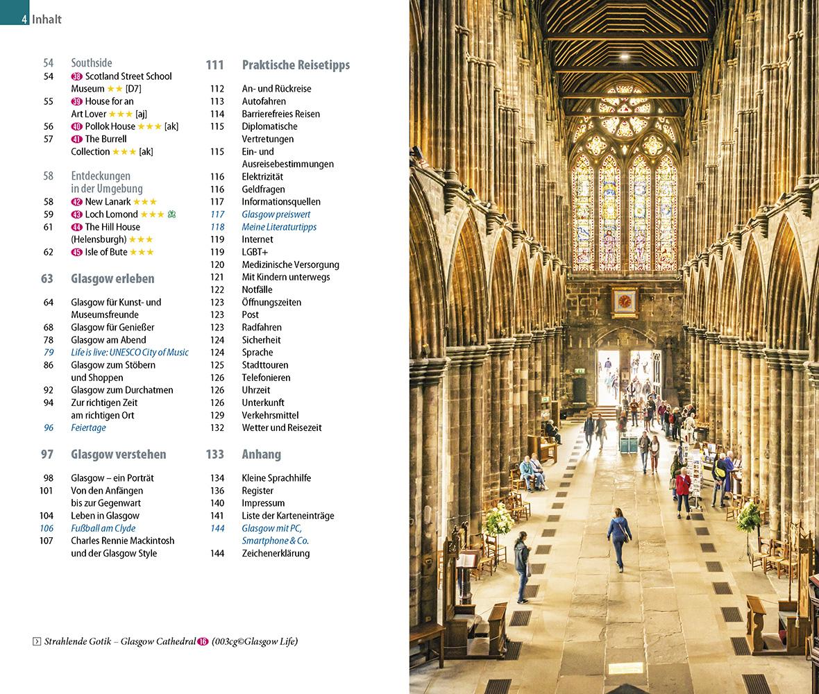 Beispielinhalt (Bild) Reise Know-How CityTrip Glasgow