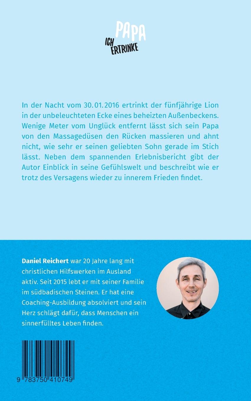 Rückseitencover Papa, ich ertrinke