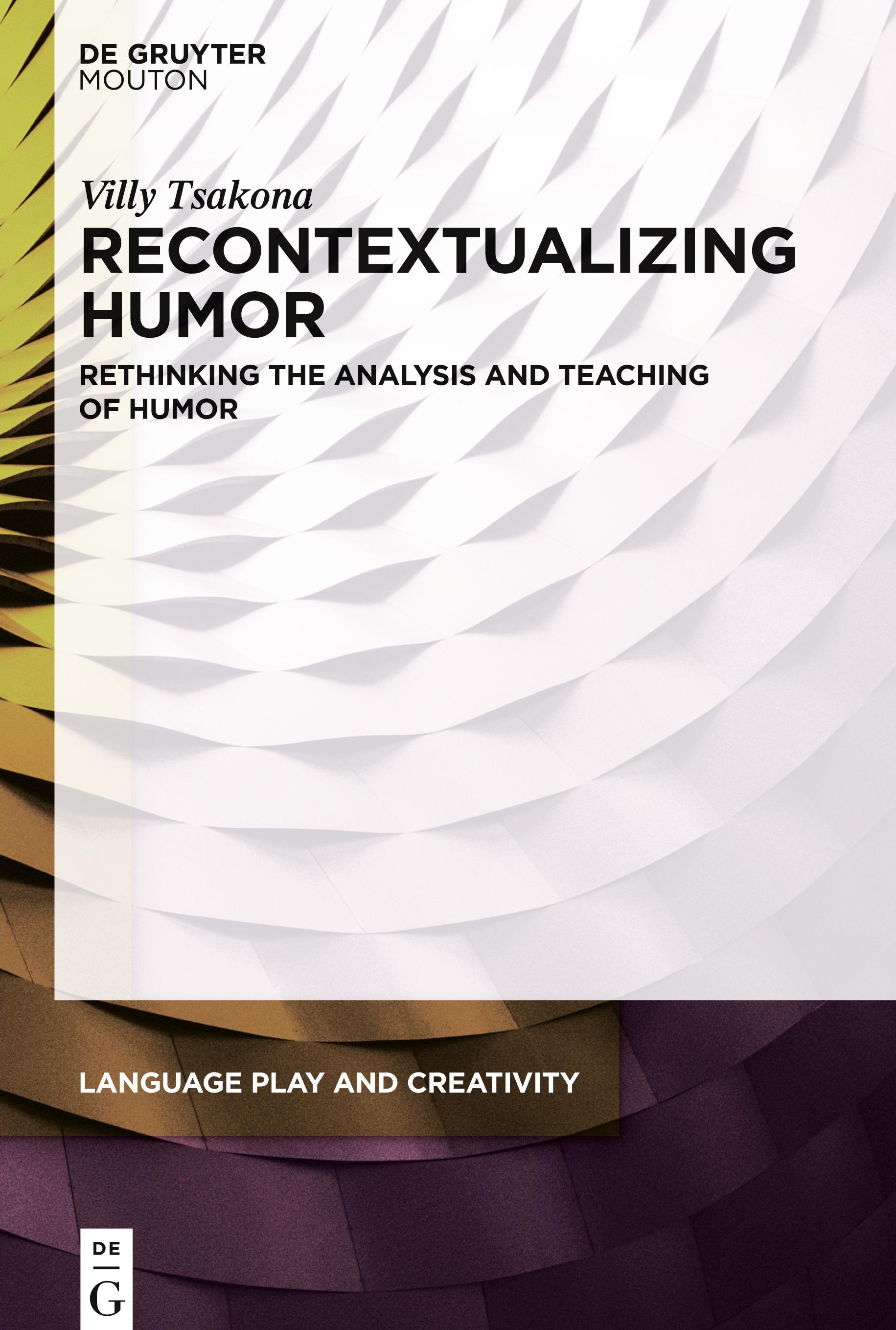 Vorderes Coverbild Recontextualizing Humor