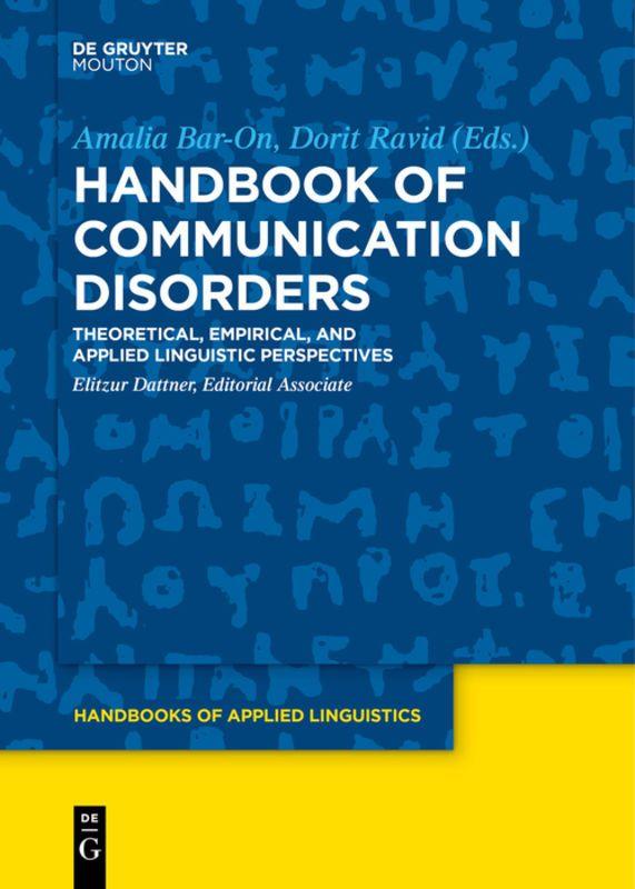 Vorderes Coverbild Handbook of Communication Disorders