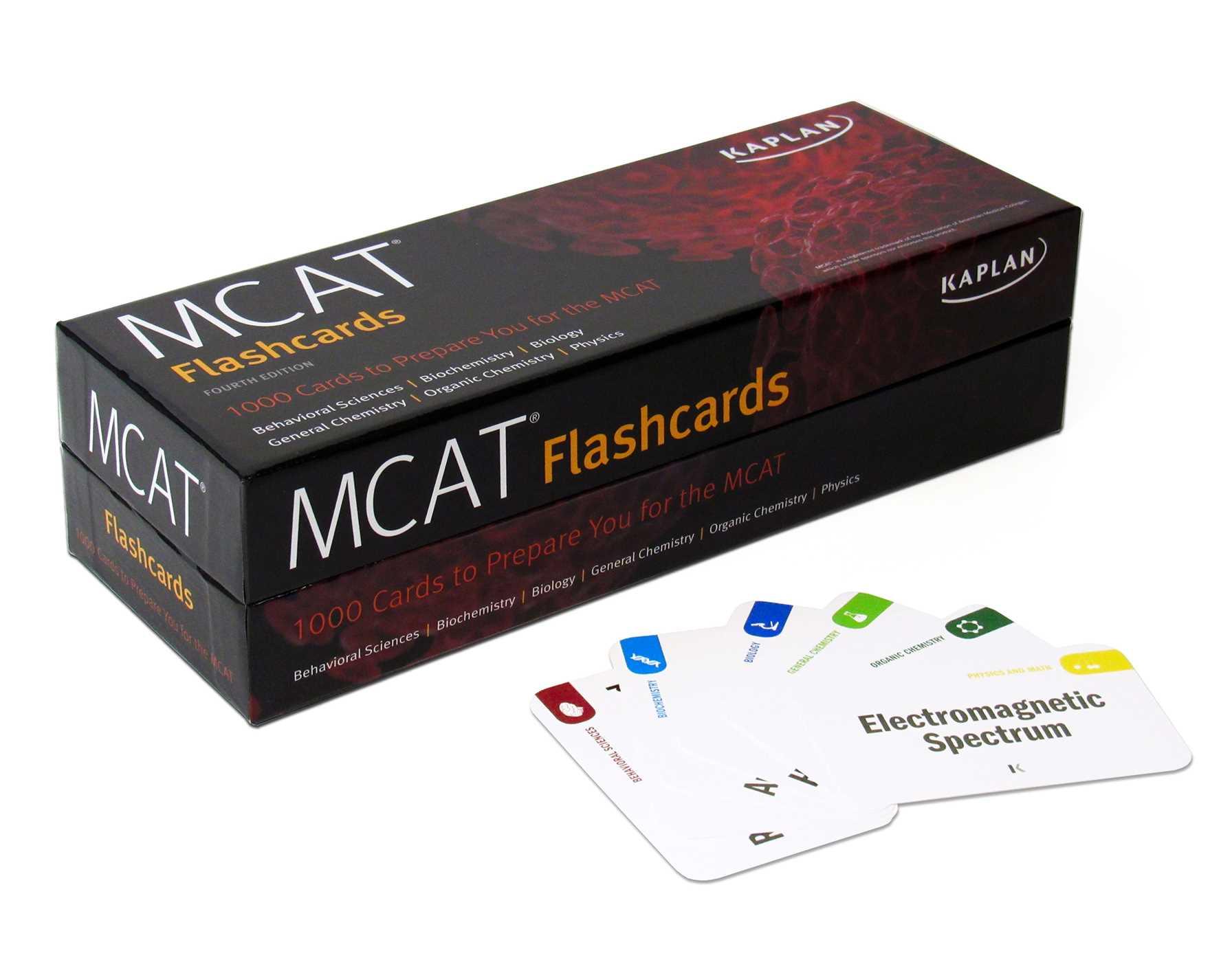 Vorderes Coverbild MCAT Flashcards: 1000 Cards to Prepare You for the MCAT