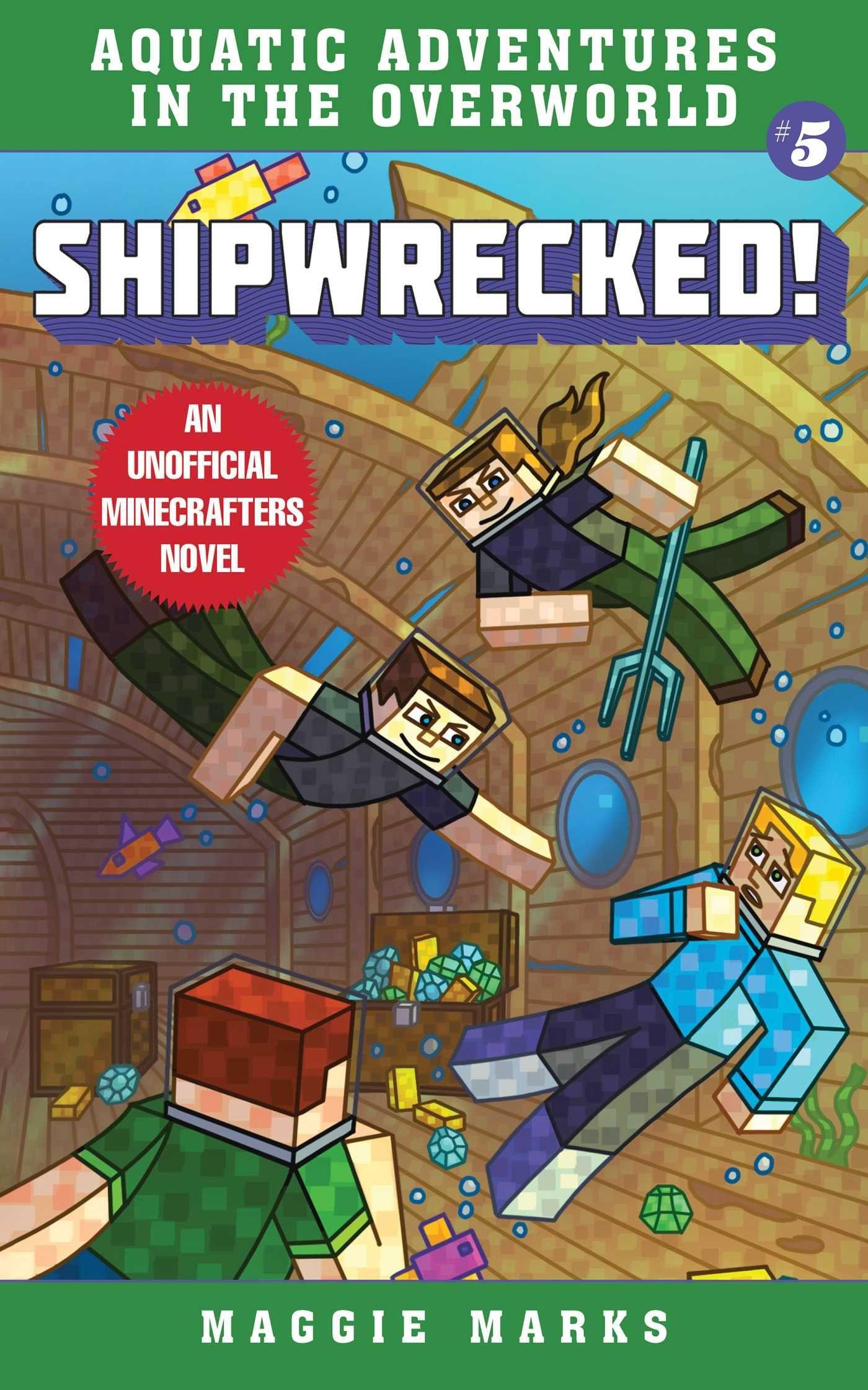 Vorderes Coverbild Shipwrecked!: An Unofficial Minecrafters Novelvolume 5