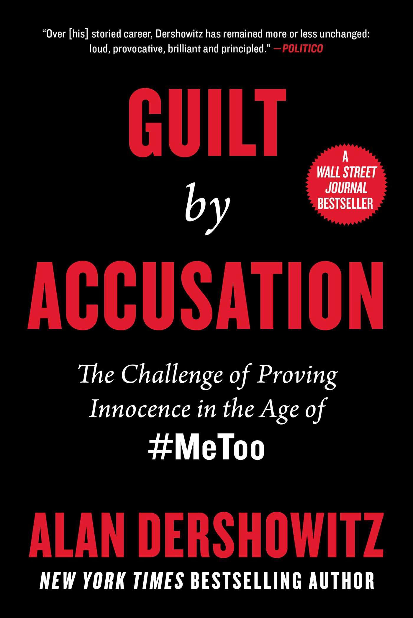 Vorderes Coverbild Guilt by Accusation