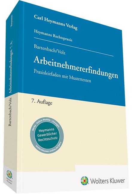 Vorderes Coverbild Arbeitnehmererfindungen