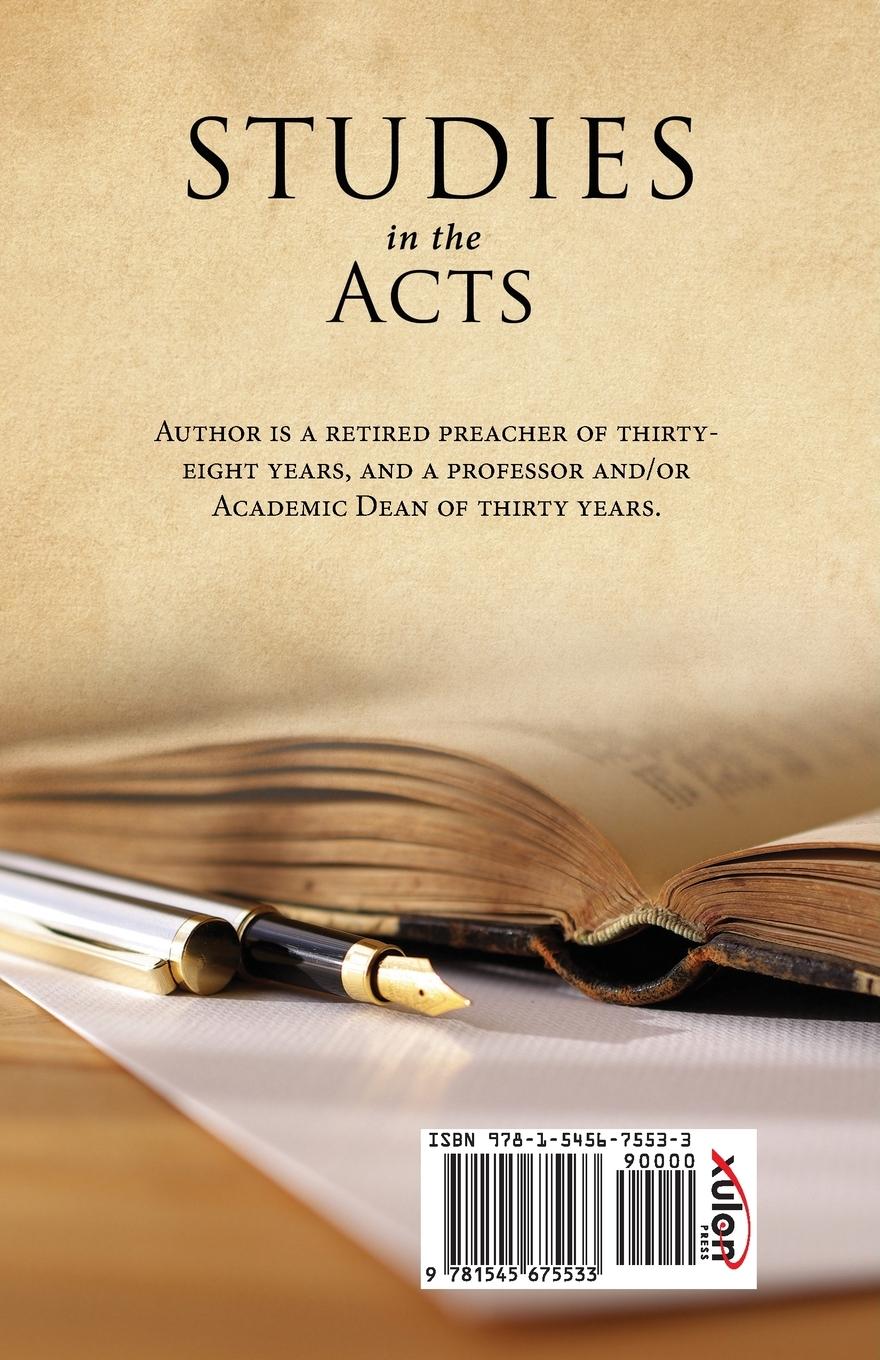 Rückseitencover Studies in Acts