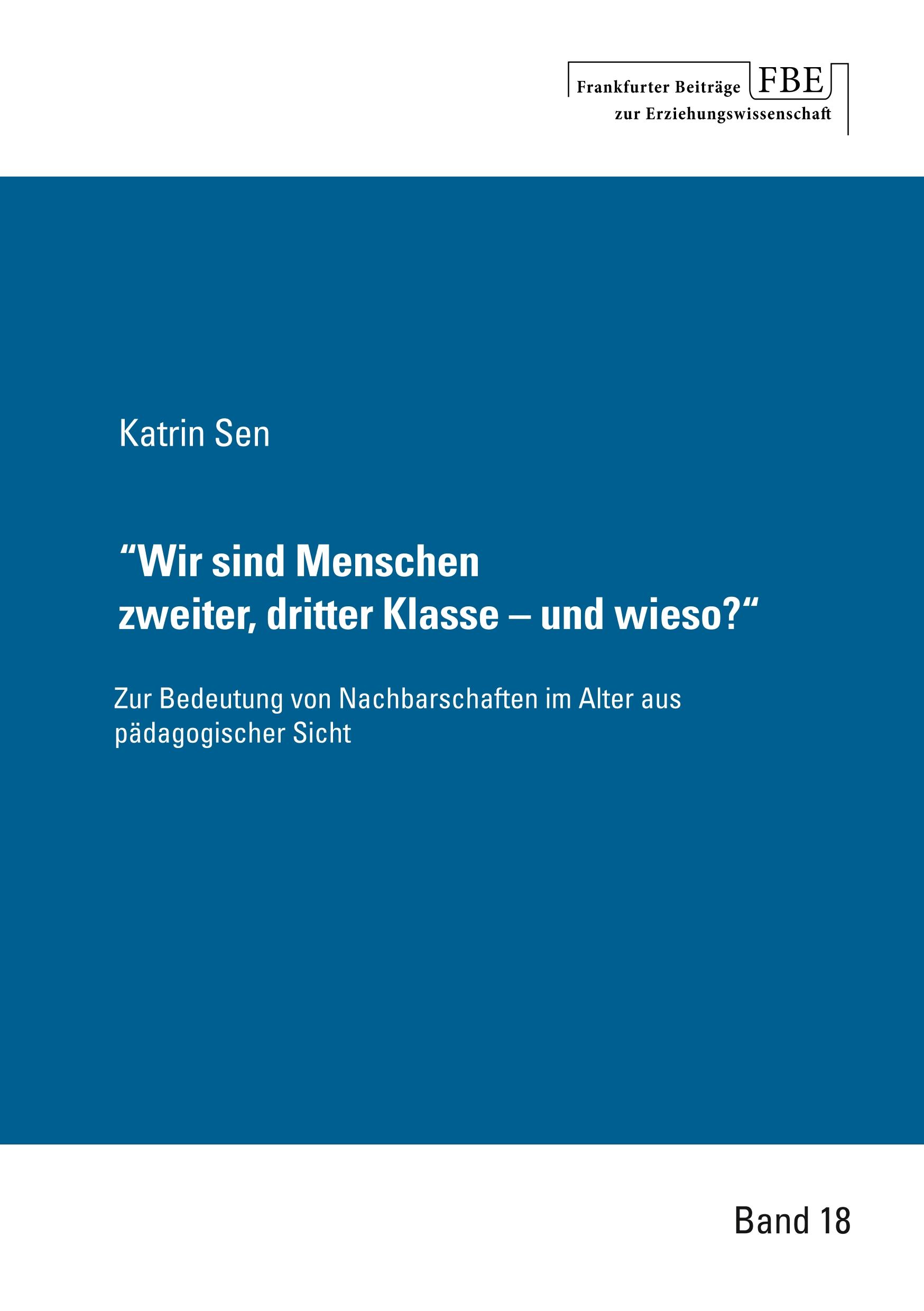Vorderes Coverbild Wir sind Menschen zweiter, dritter Klasse - und wieso?