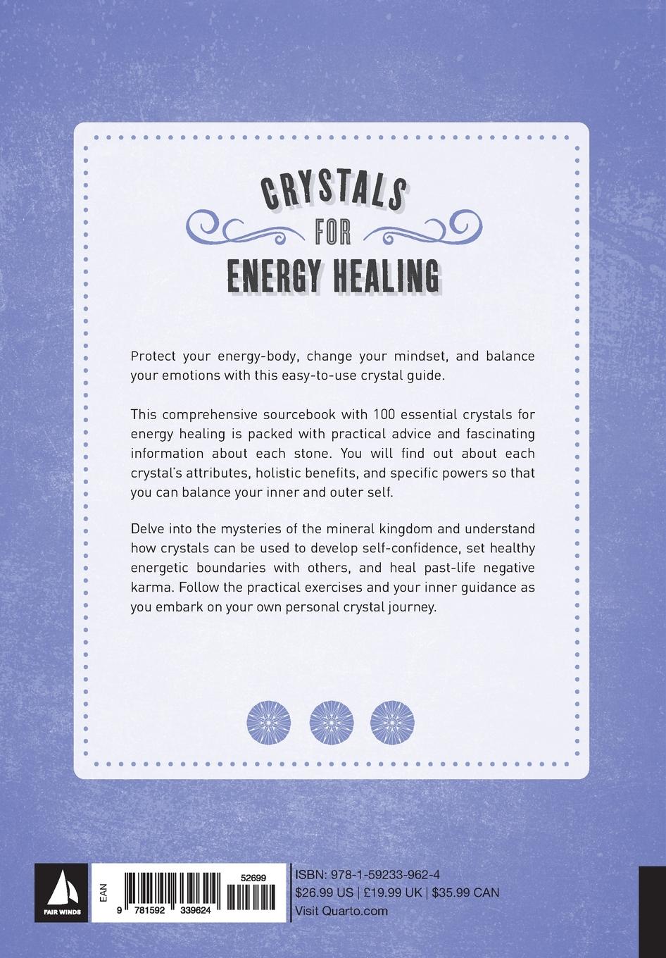 Rückseitencover Crystals for Energy Healing