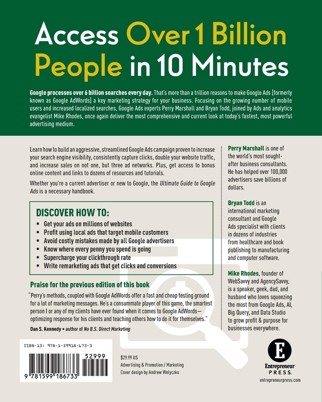 Rückseitencover Ultimate Guide to Google Ads