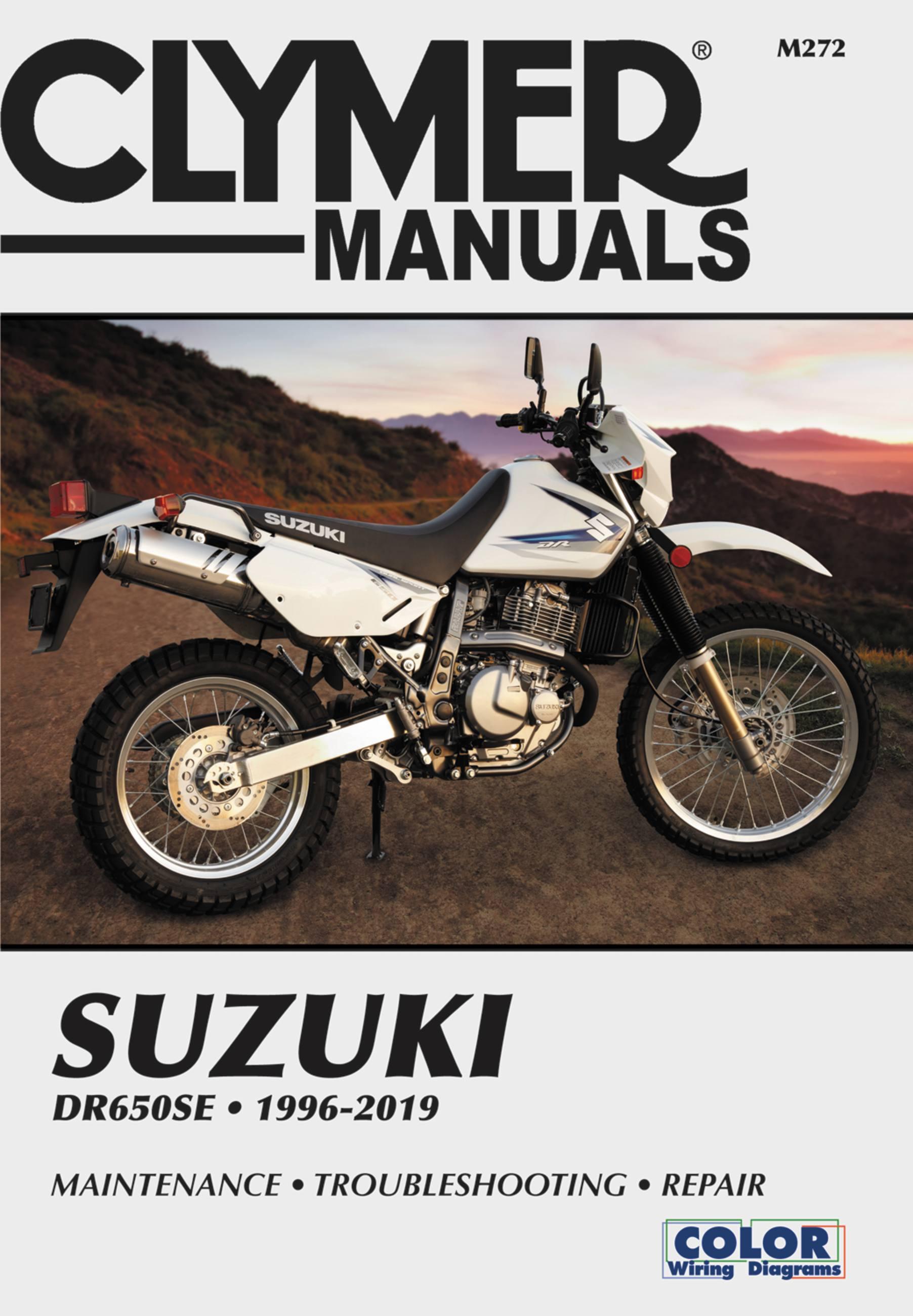 Vorderes Coverbild Clymer Manual Suzuki DR650ES 1996-2019