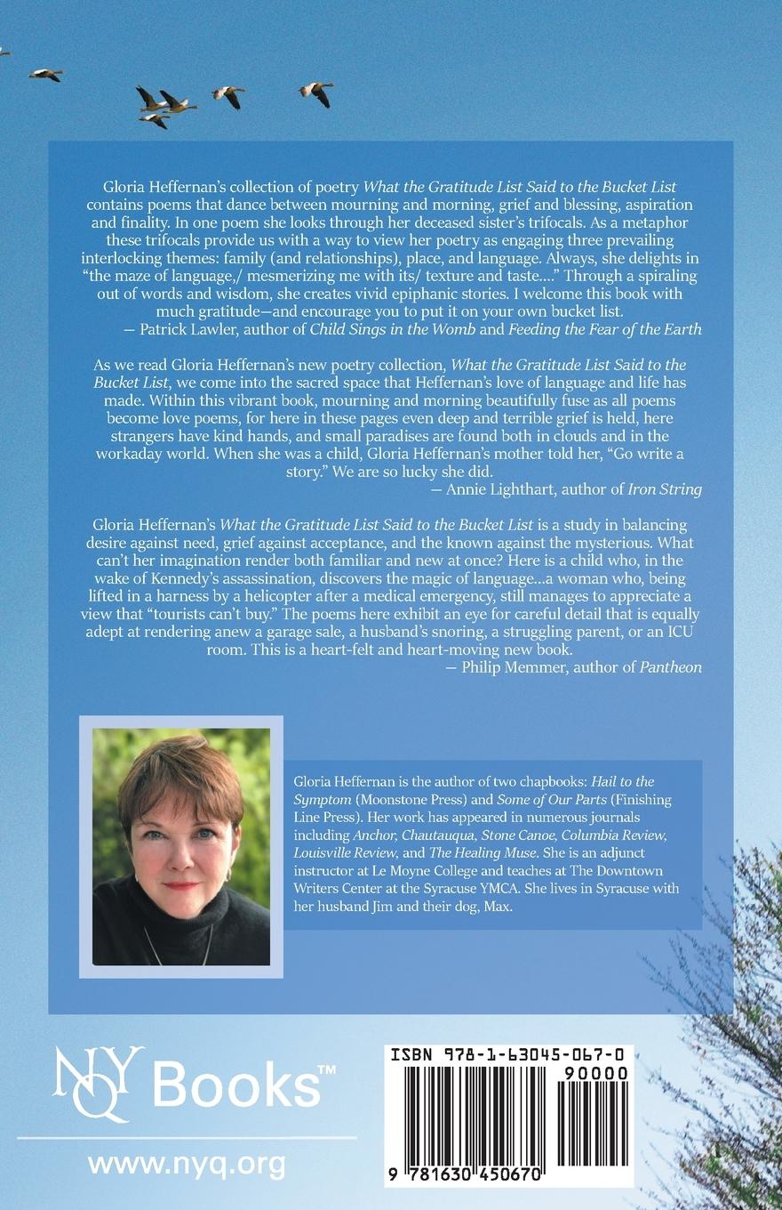 Rückseitencover What the Gratitude List Said to the Bucket List