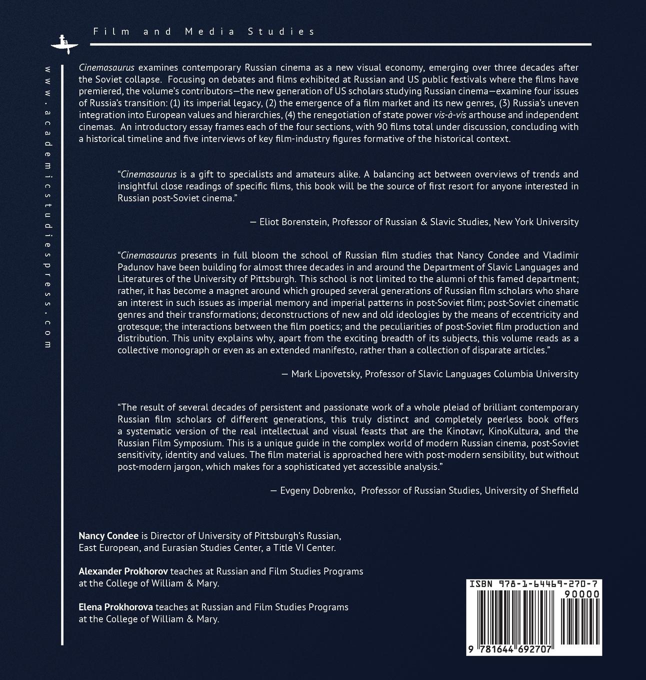 Rückseitencover Cinemasaurus