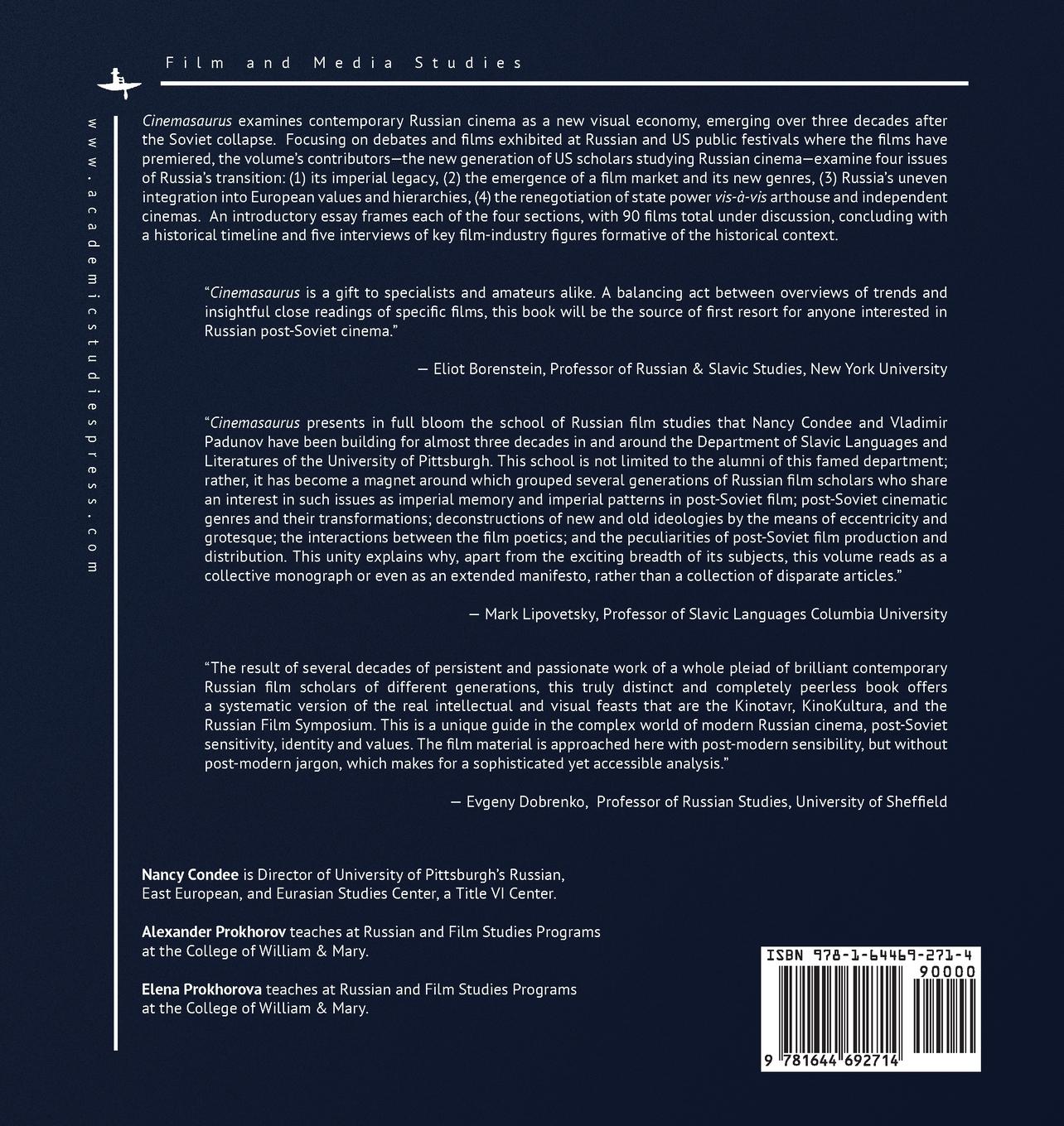 Rückseitencover Cinemasaurus