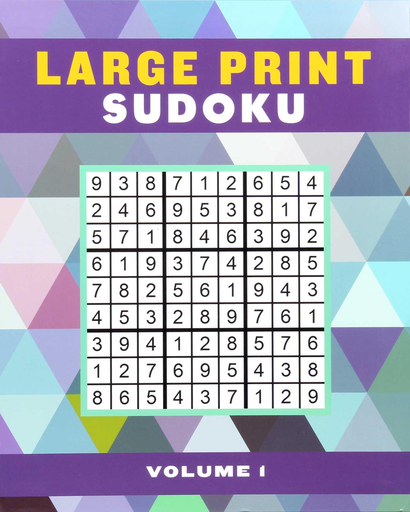 Vorderes Coverbild Large Print Sudoku Volume 1