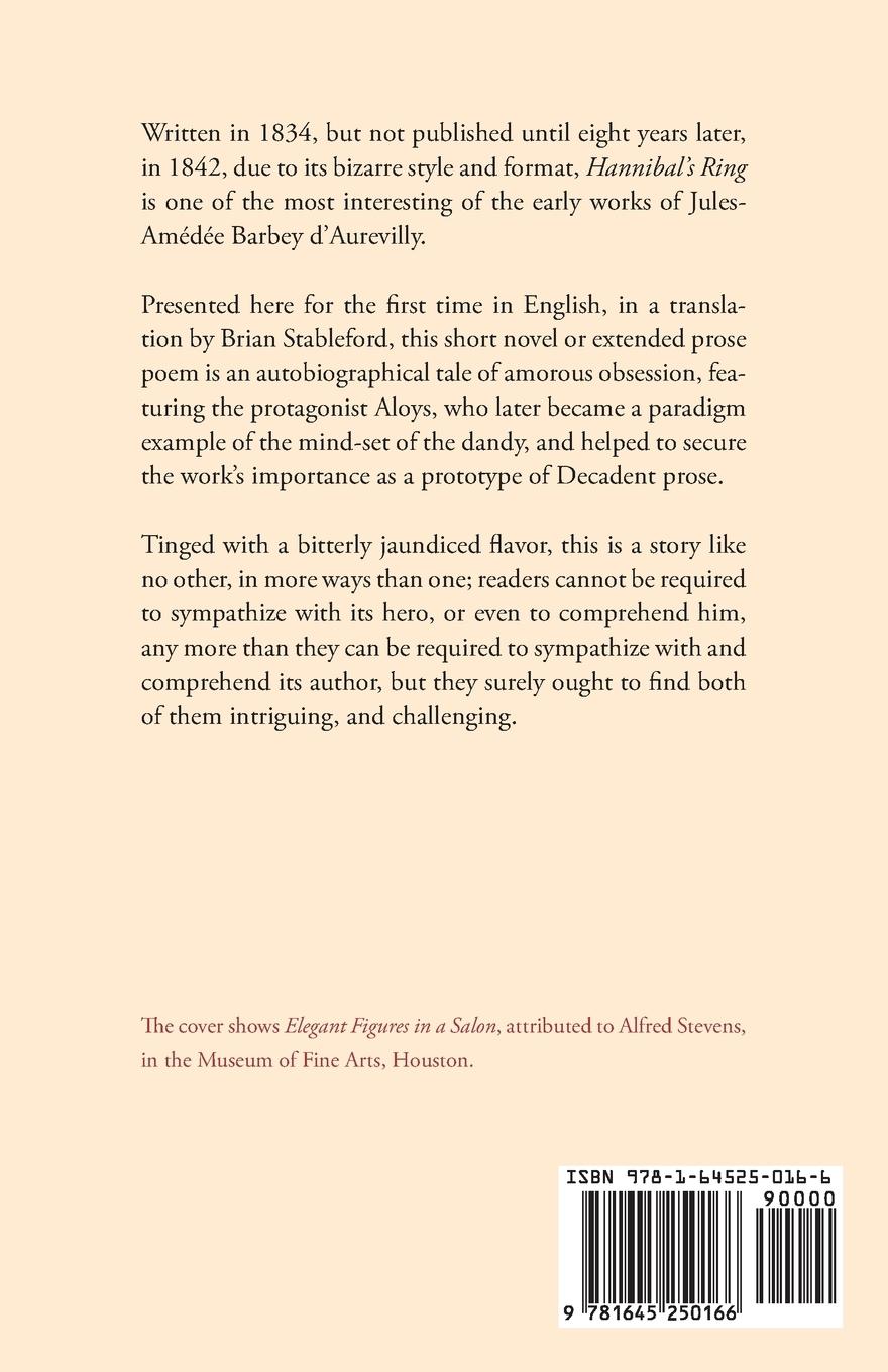 Rückseitencover Hannibal's Ring