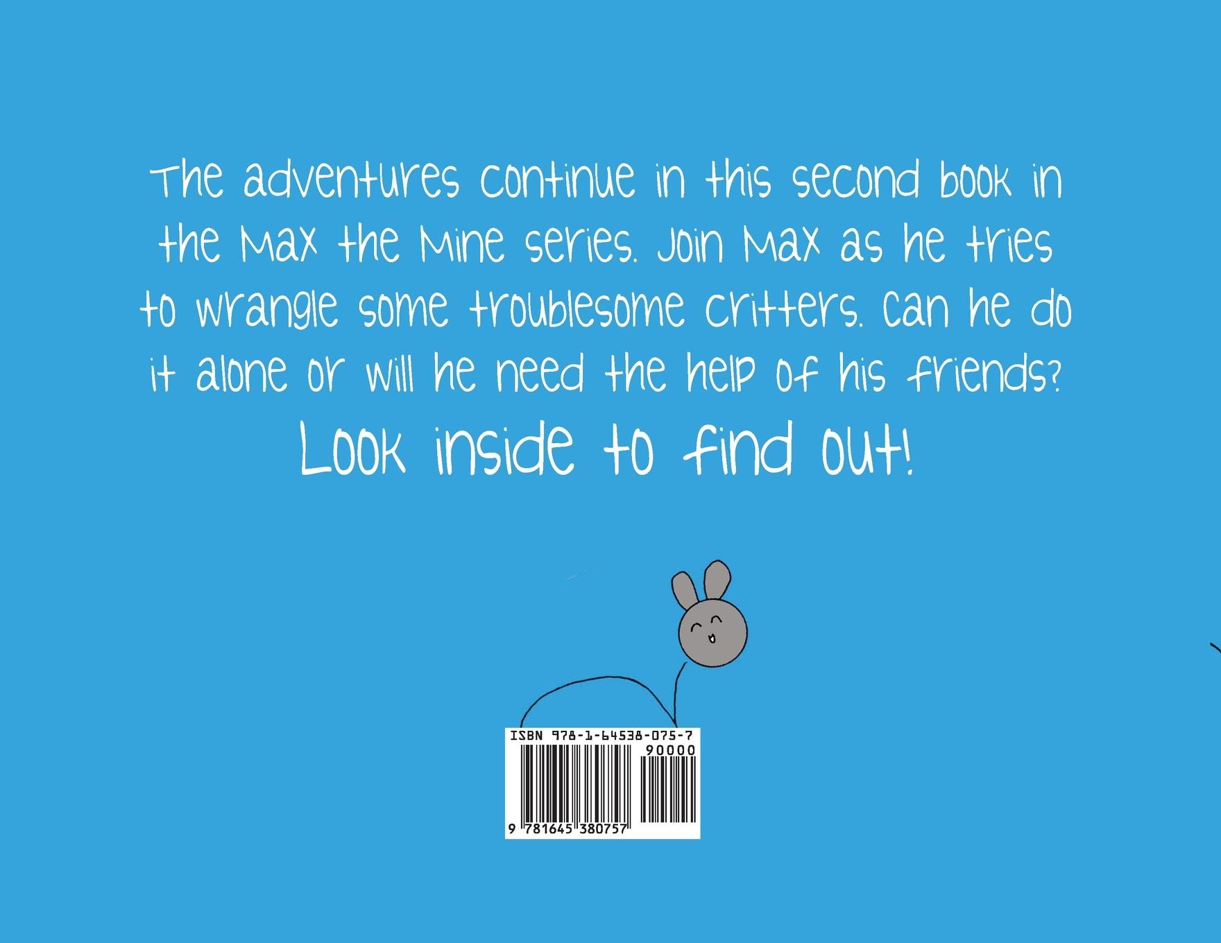 Rückseitencover Max the Mine and the Troublesome Dustbunnies