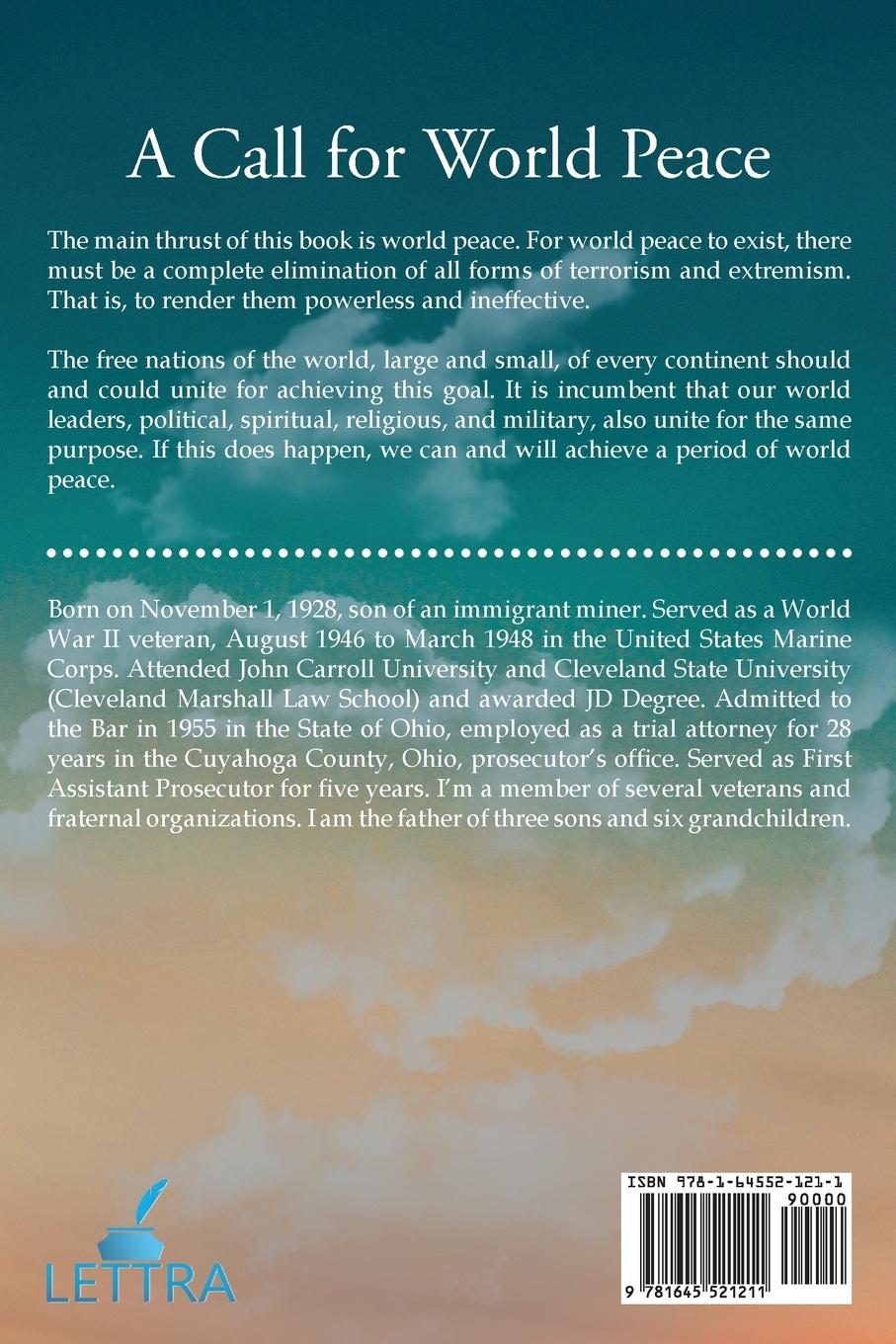 Rückseitencover A Call for World Peace