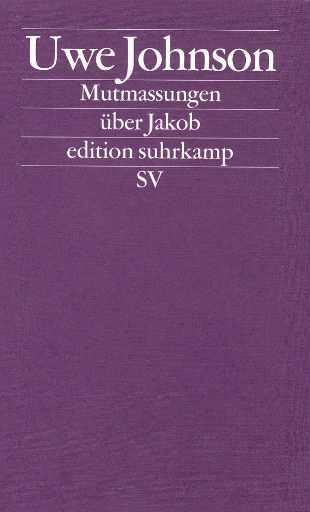 Vorderes Coverbild Mutmassungen über Jakob