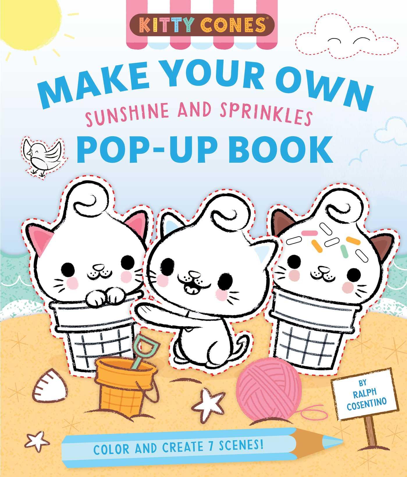 Vorderes Coverbild Kitty Cones: Make Your Own Pop-Up Book: Sunshine and Sprinkles