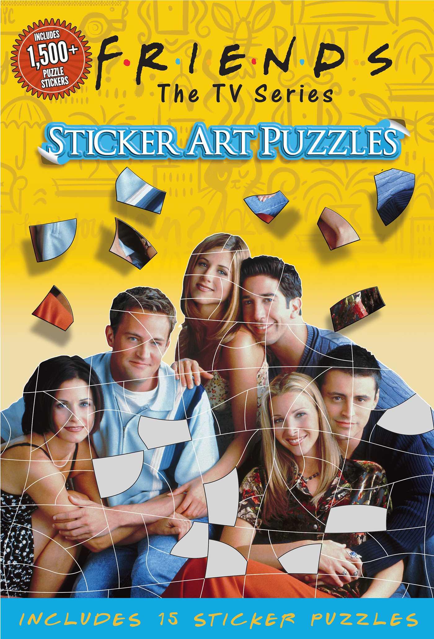 Vorderes Coverbild Friends Sticker Art Puzzles
