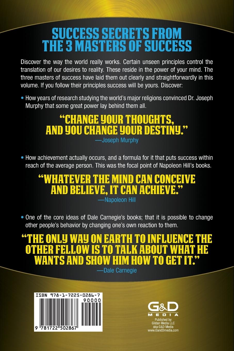 Rückseitencover Life Changing Secrets from the Three Masters of Success