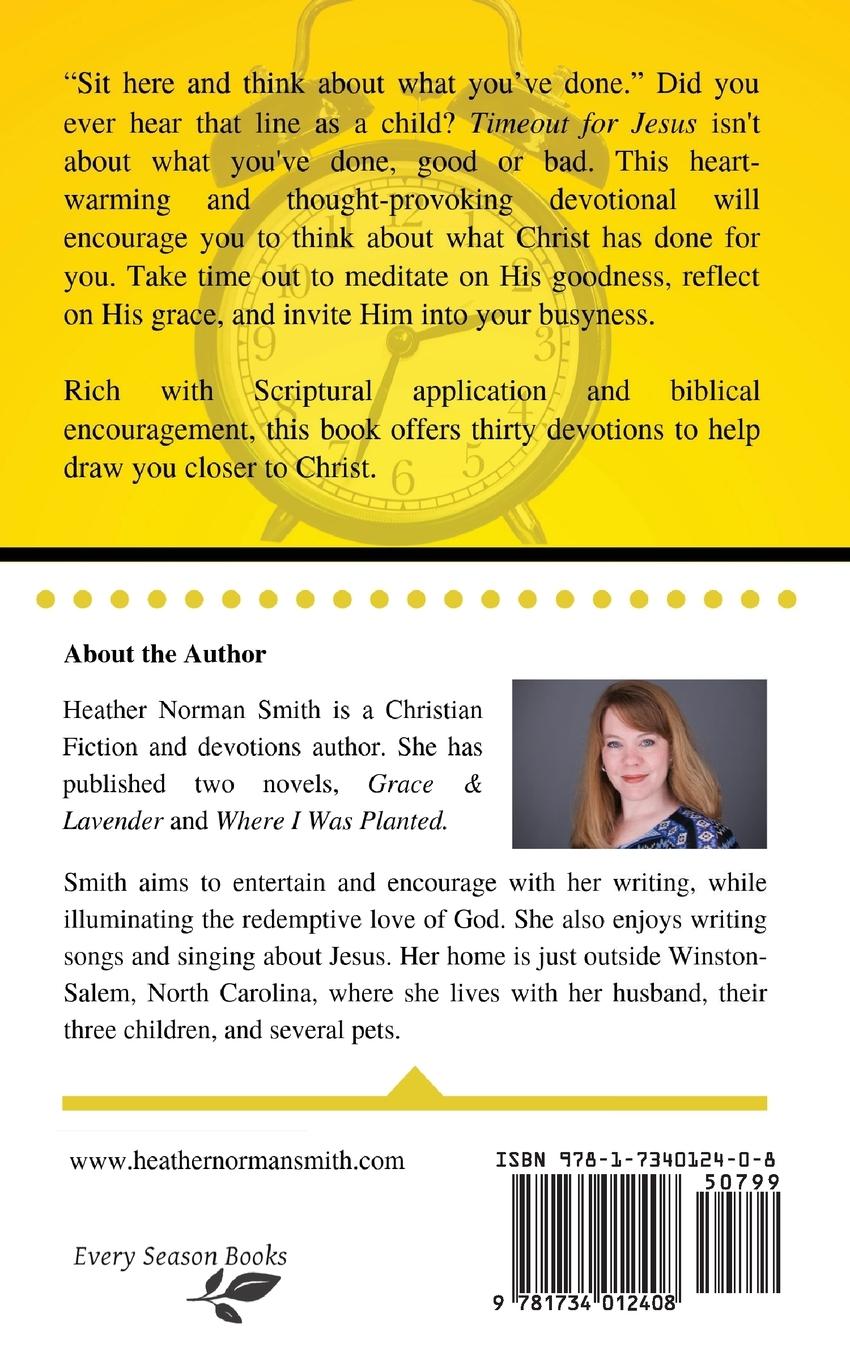 Rückseitencover Timeout for Jesus: Thirty Appointments with the Savior