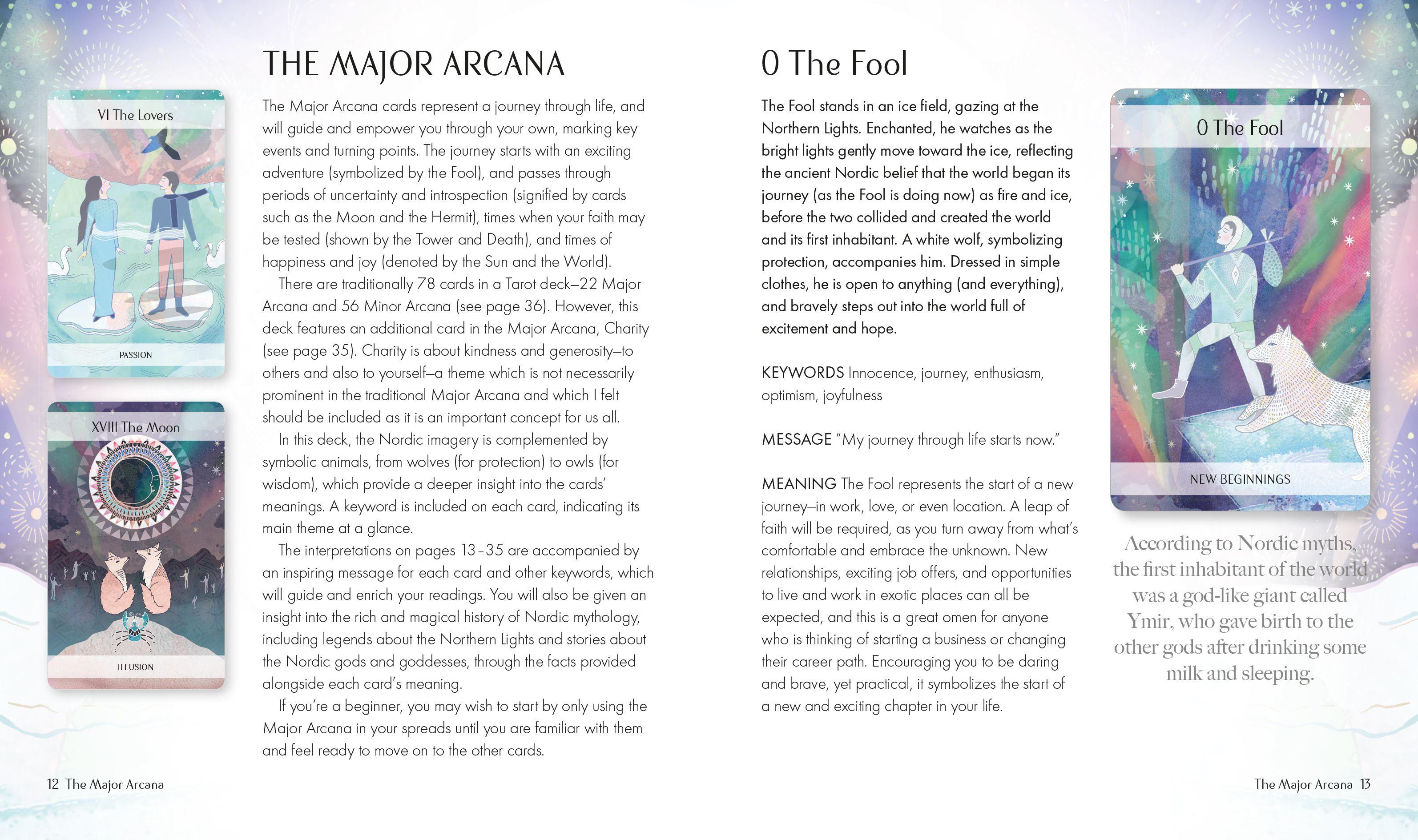 Beispielinhalt (Bild) The Magical Nordic Tarot