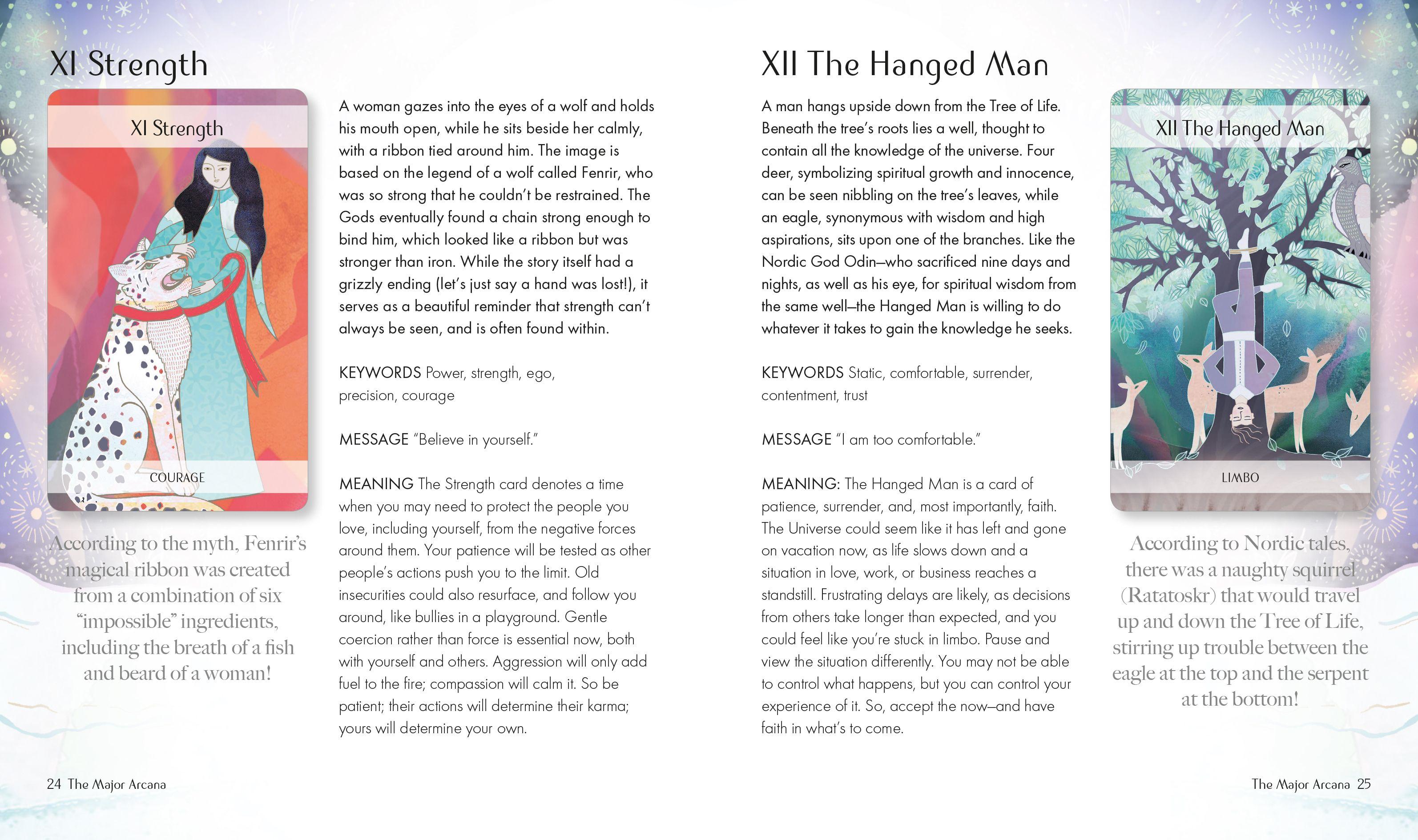 Beispielinhalt (Bild) The Magical Nordic Tarot