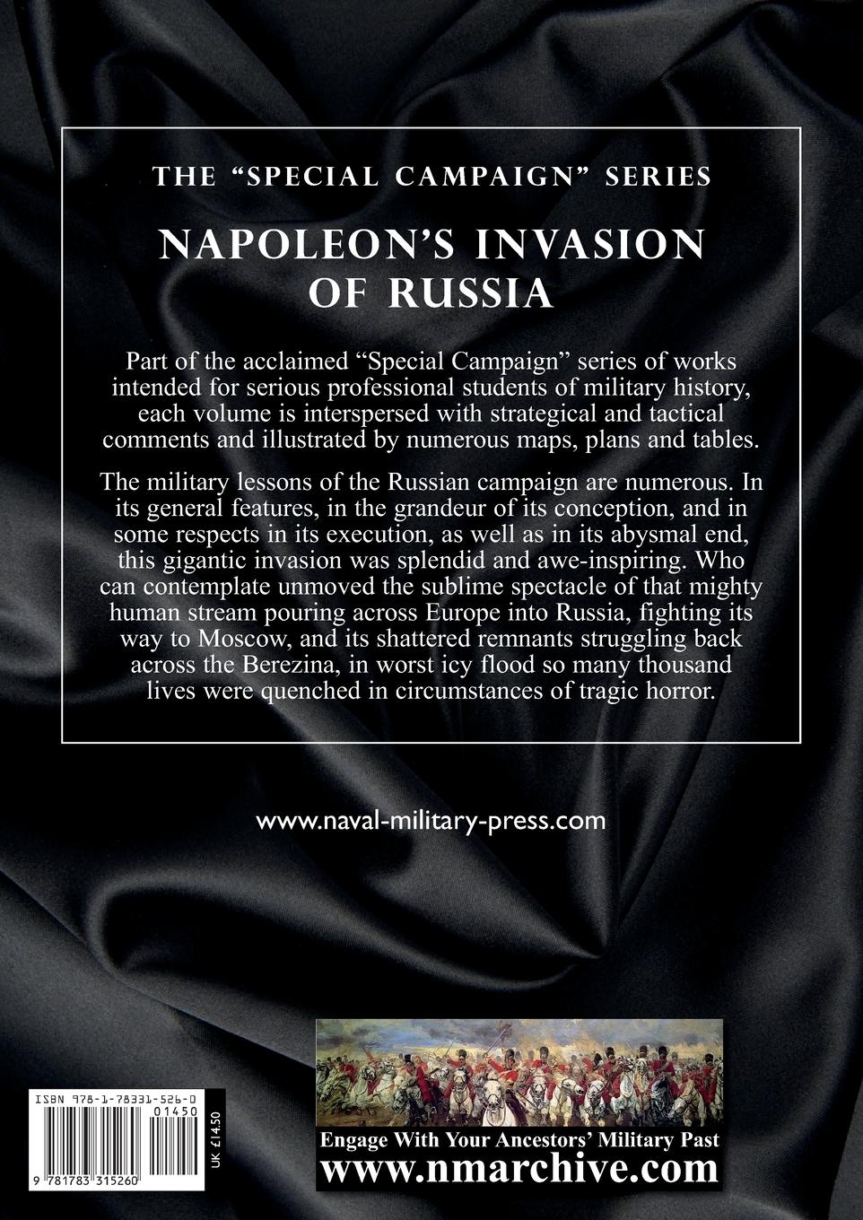 Rückseitencover NAPOLEON'S INVASION OF RUSSIA