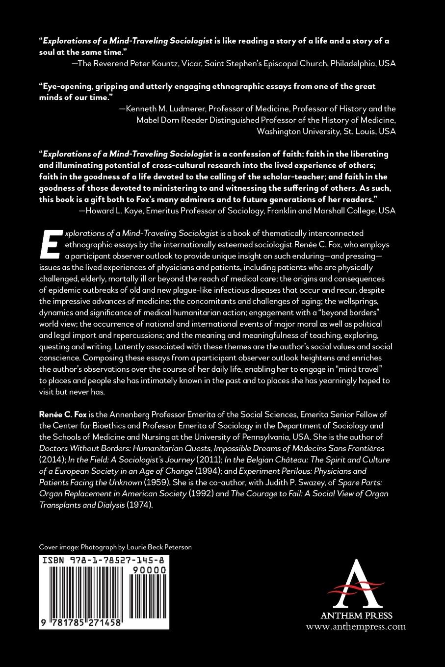 Rückseitencover Explorations of a Mind-Traveling Sociologist