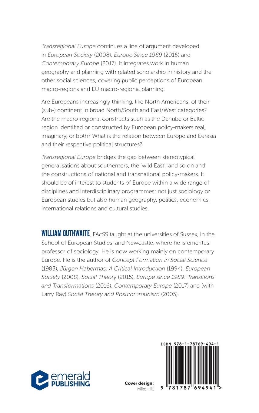 Rückseitencover Transregional Europe