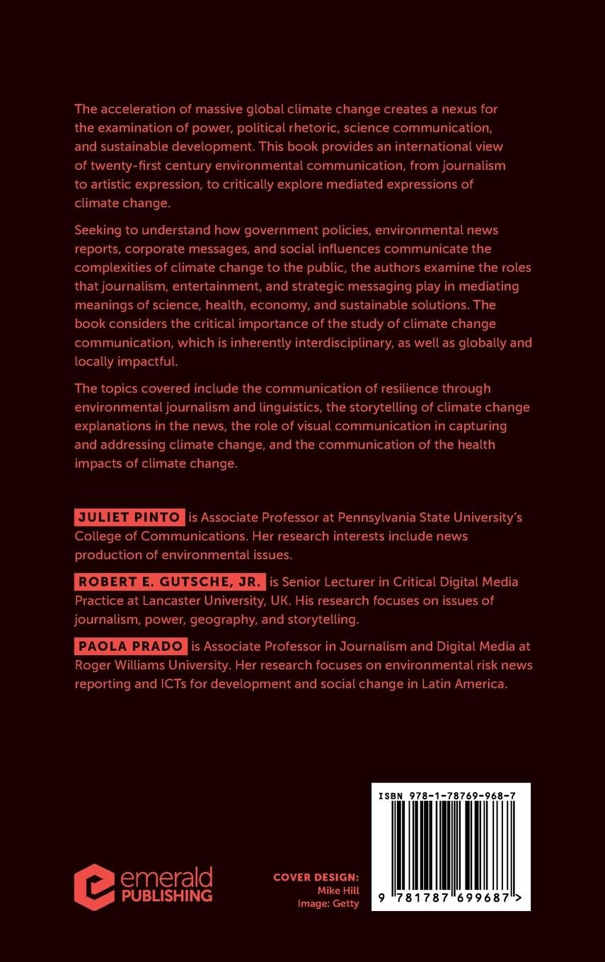 Rückseitencover Climate Change, Media & Culture