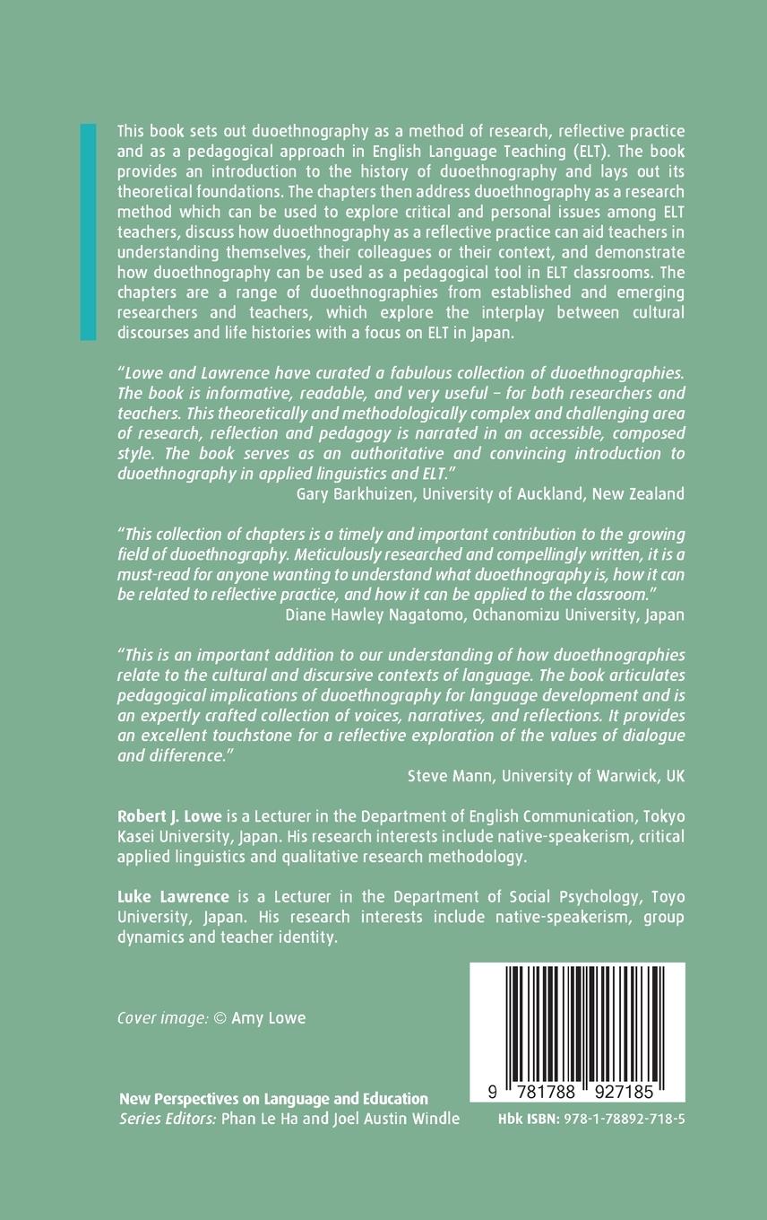 Rückseitencover Duoethnography in English Language Teaching