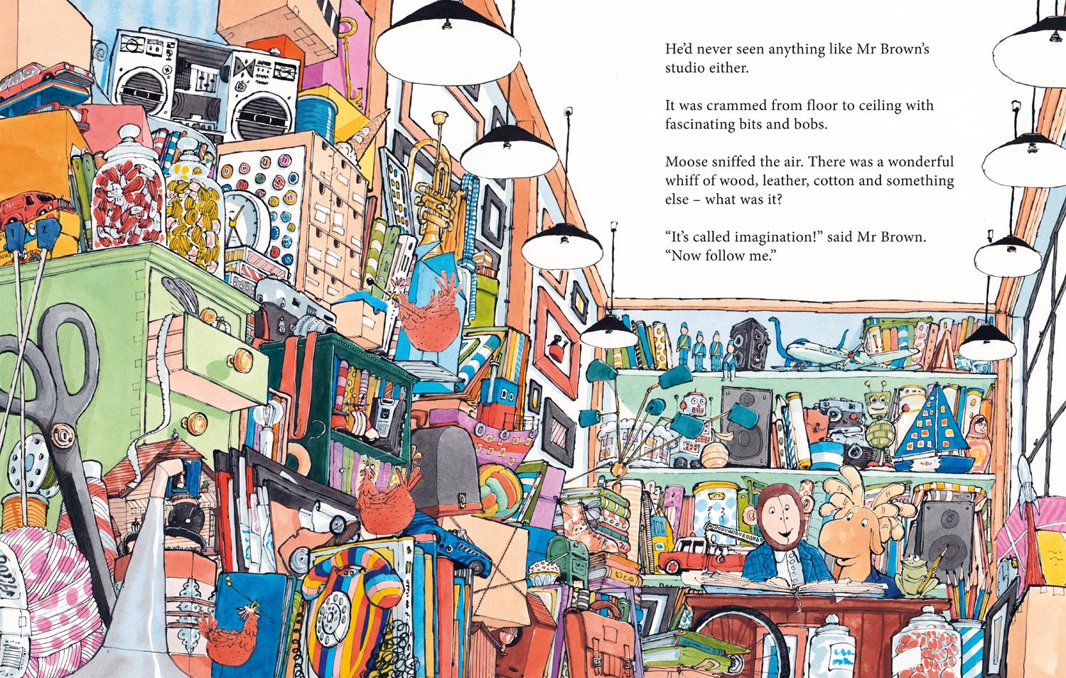 Beispielinhalt (Bild) The Adventures of Moose & MR Brown. Signed, Limited Edition