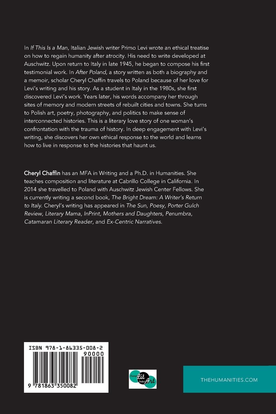 Rückseitencover After Poland: A Memoir Because of Primo Levi