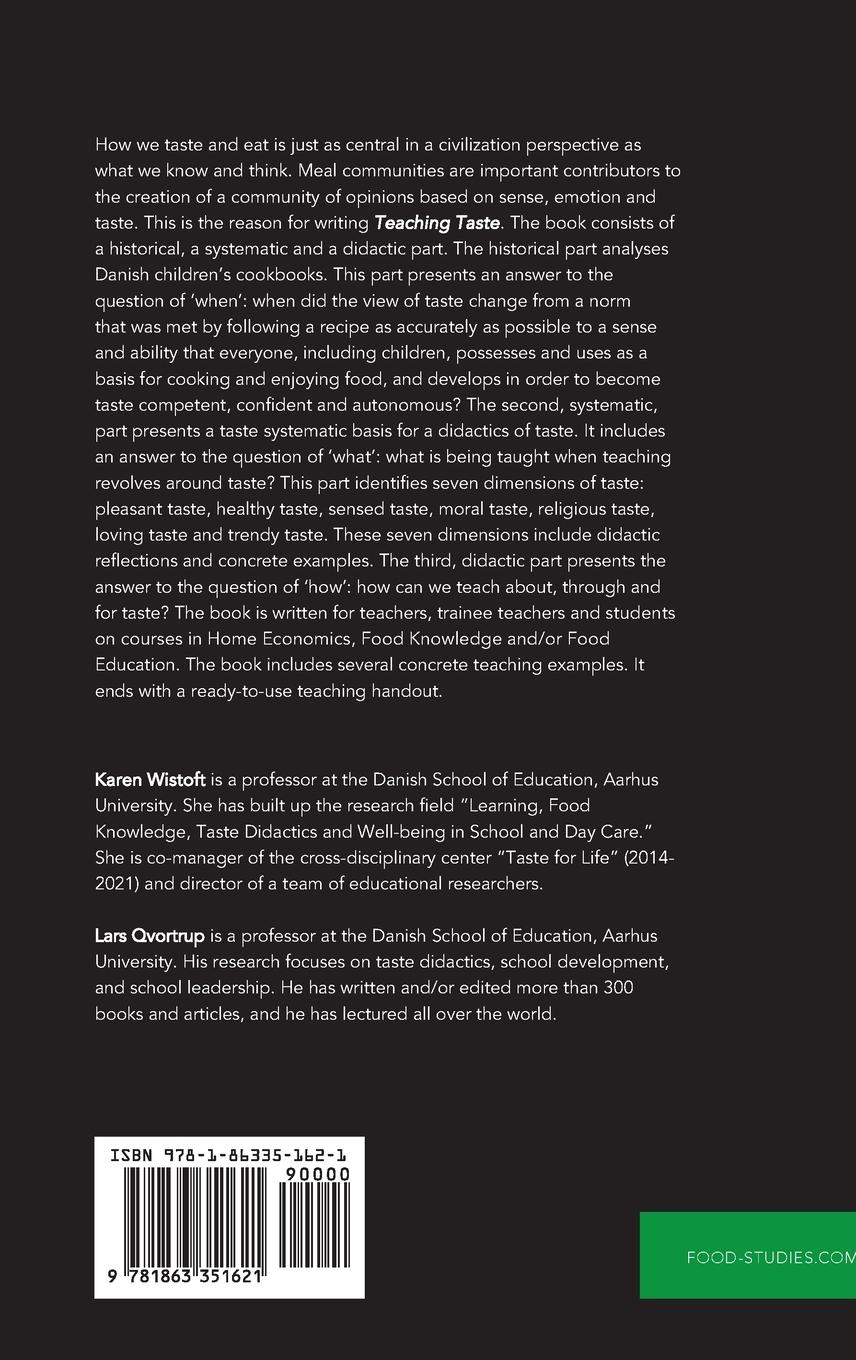 Rückseitencover Teaching Taste