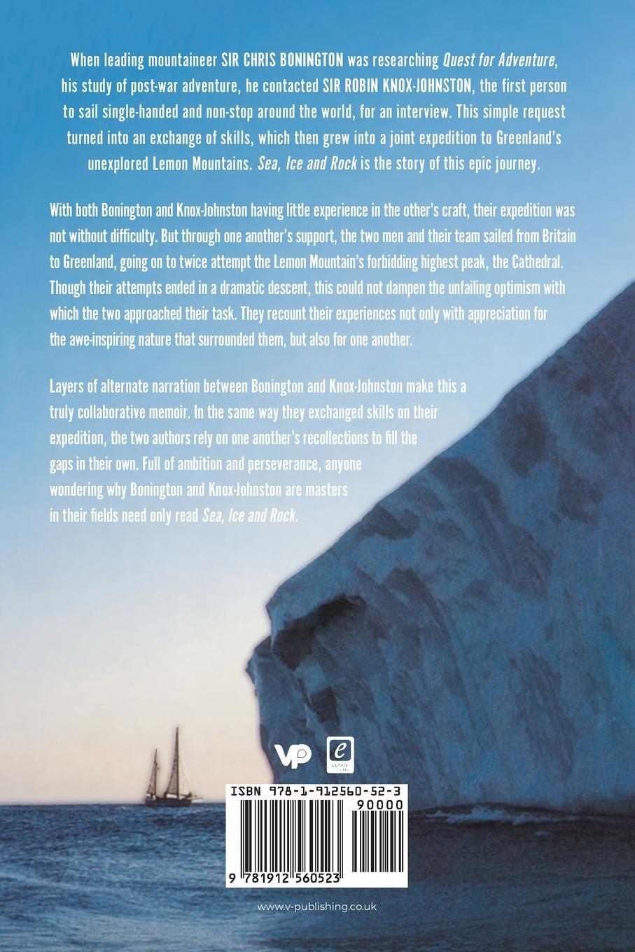 Rückseitencover Sea, Ice and Rock