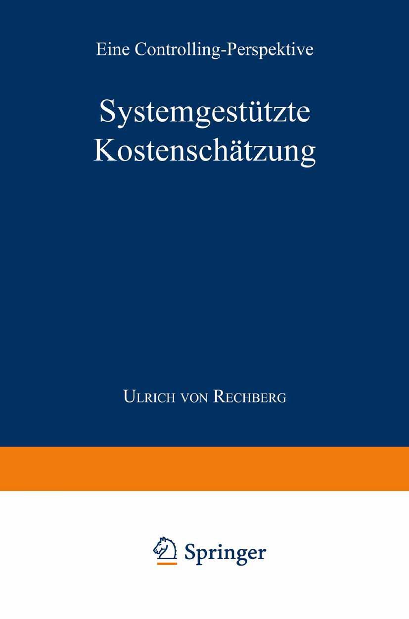 Vorderes Coverbild Systemgestützte Kostenschätzung
