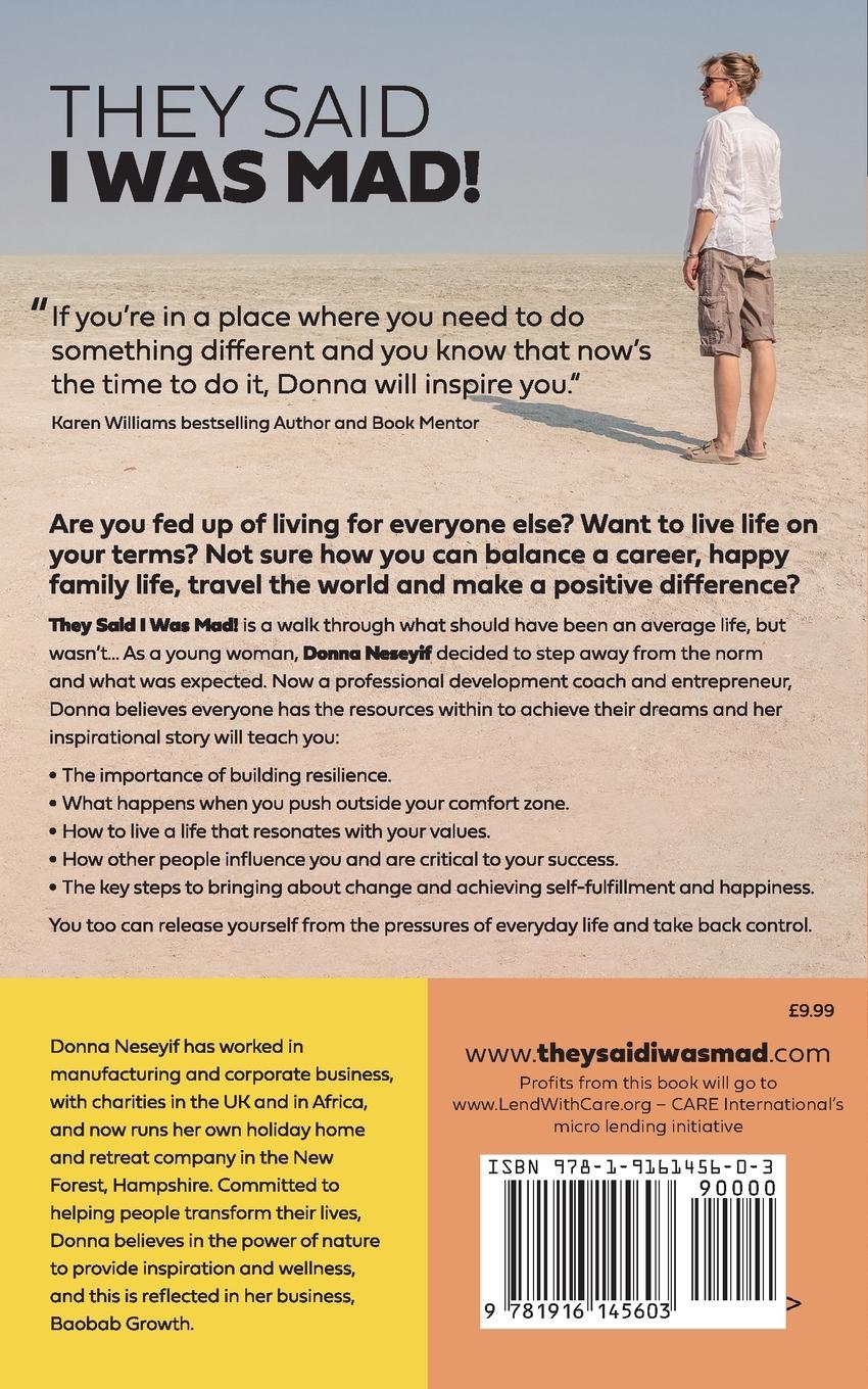 Rückseitencover They Said I Was Mad!