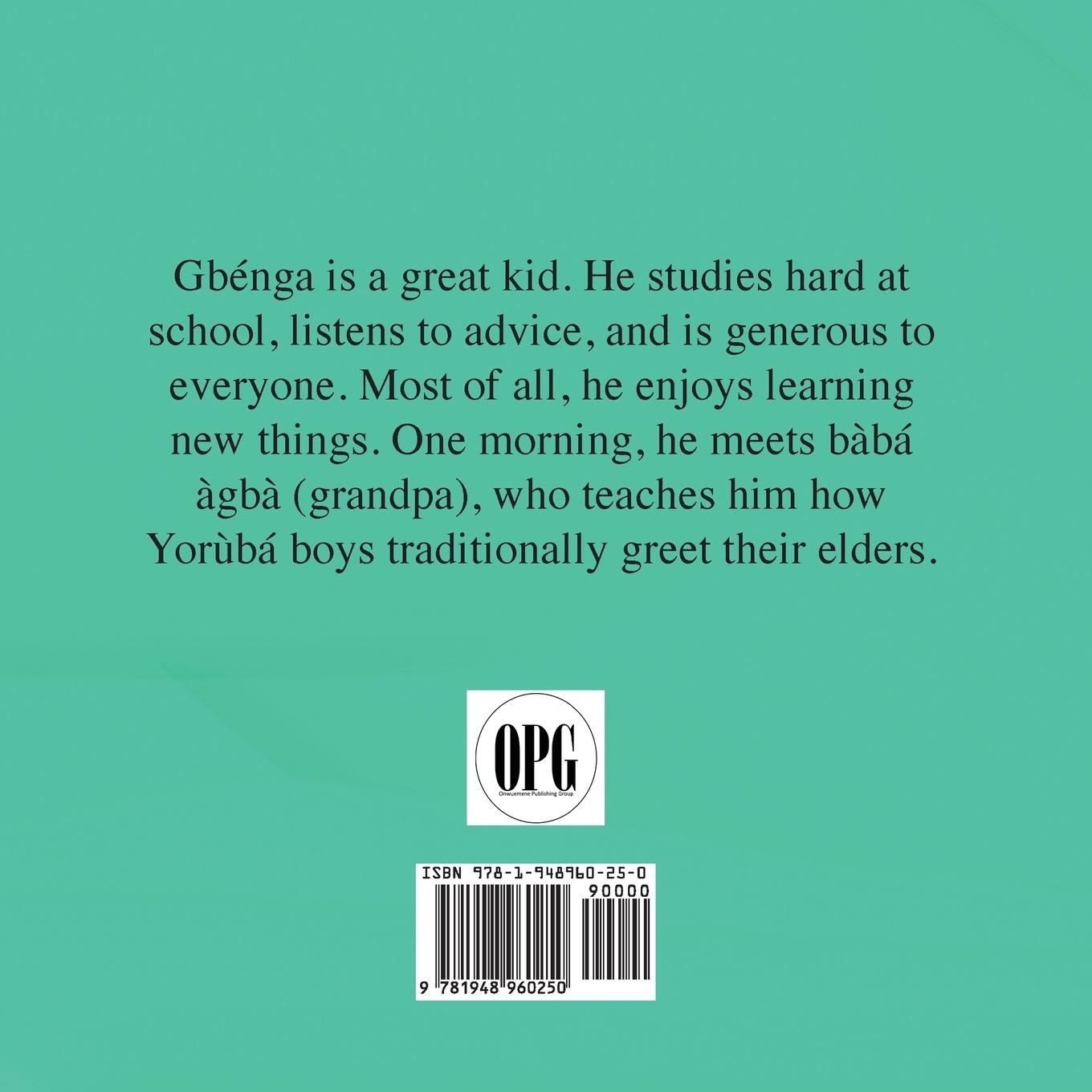 Rückseitencover Gbénga