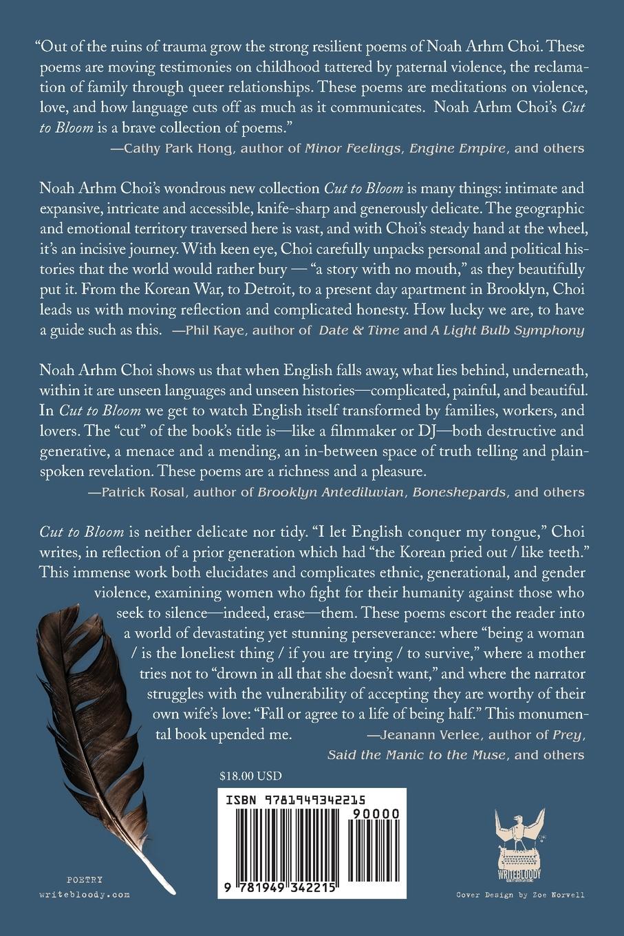 Rückseitencover Cut to Bloom