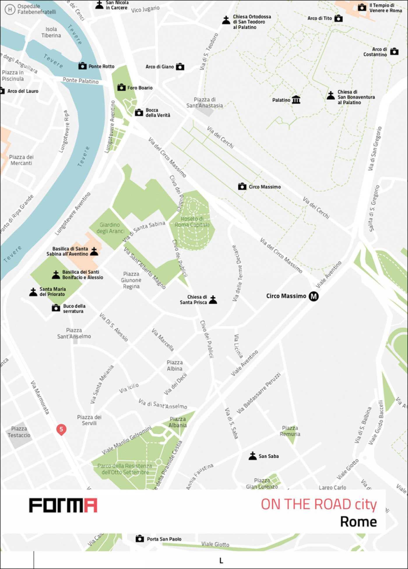 Vorderes Coverbild Rome: On the Road Architecture Guides