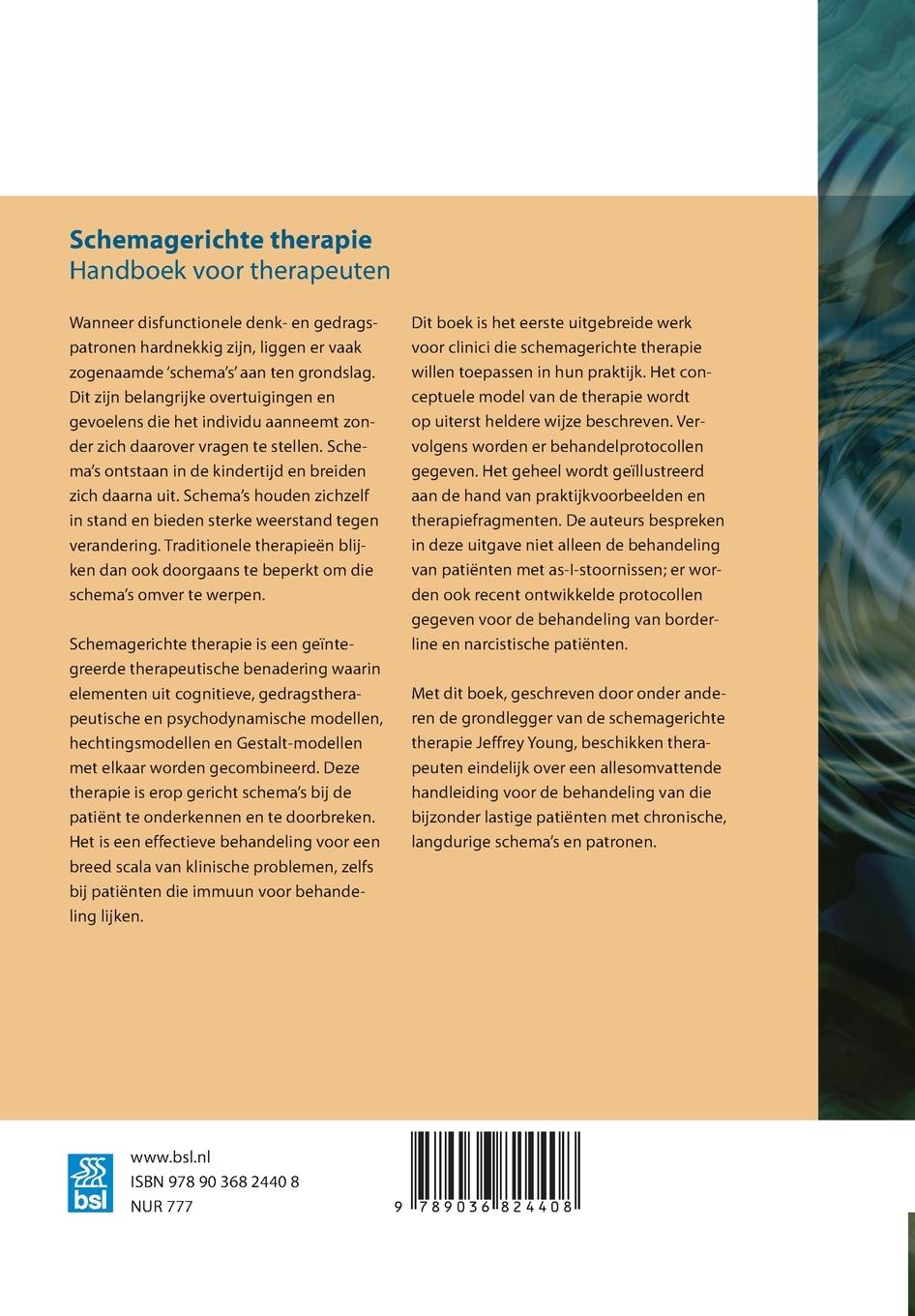 Rückseitencover Schemagerichte therapie