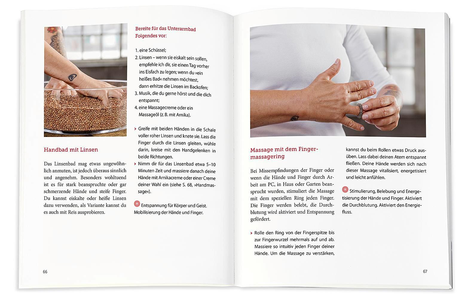 Beispielinhalt (Bild) Das HandHeilbuch