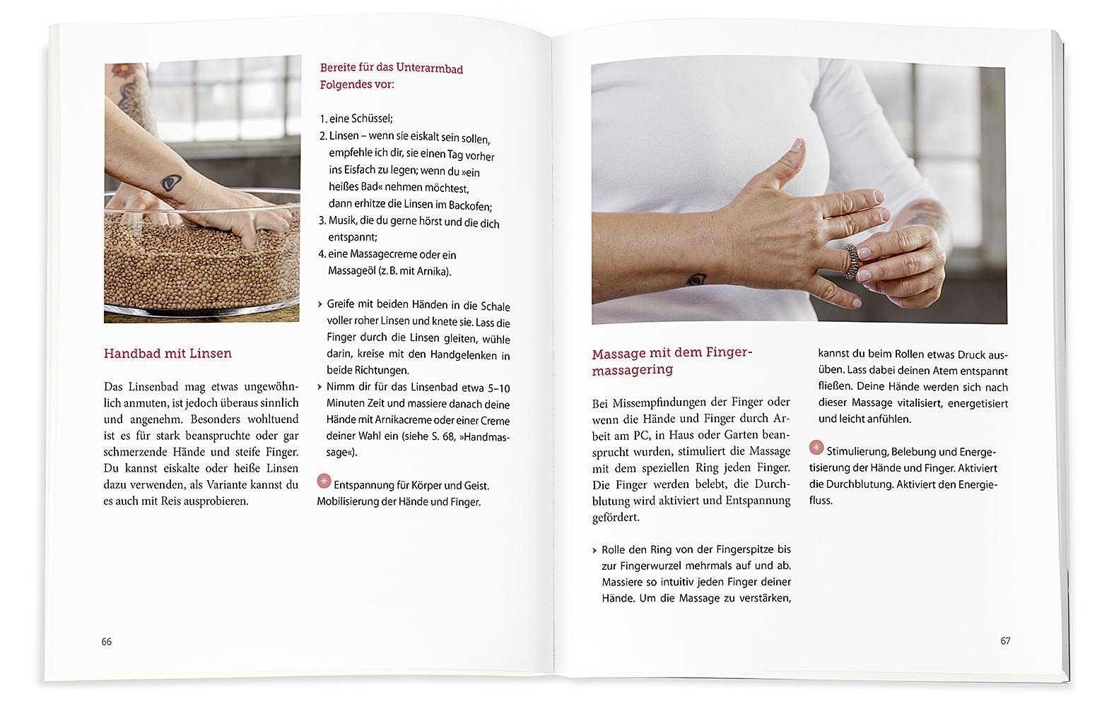 Beispielinhalt (Bild) Das HandHeilbuch