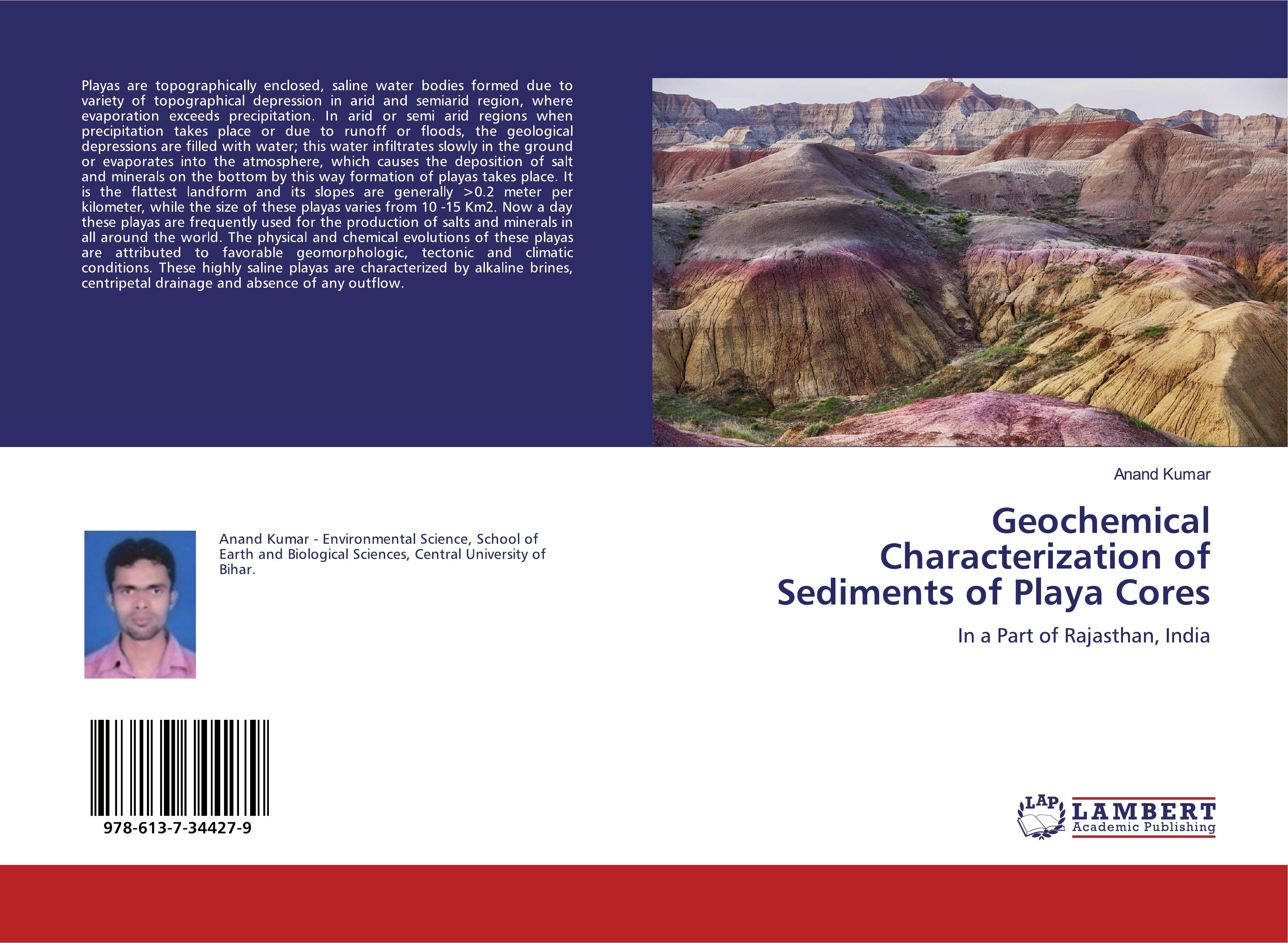 Vorderes Coverbild Geochemical Characterization of Sediments of Playa Cores