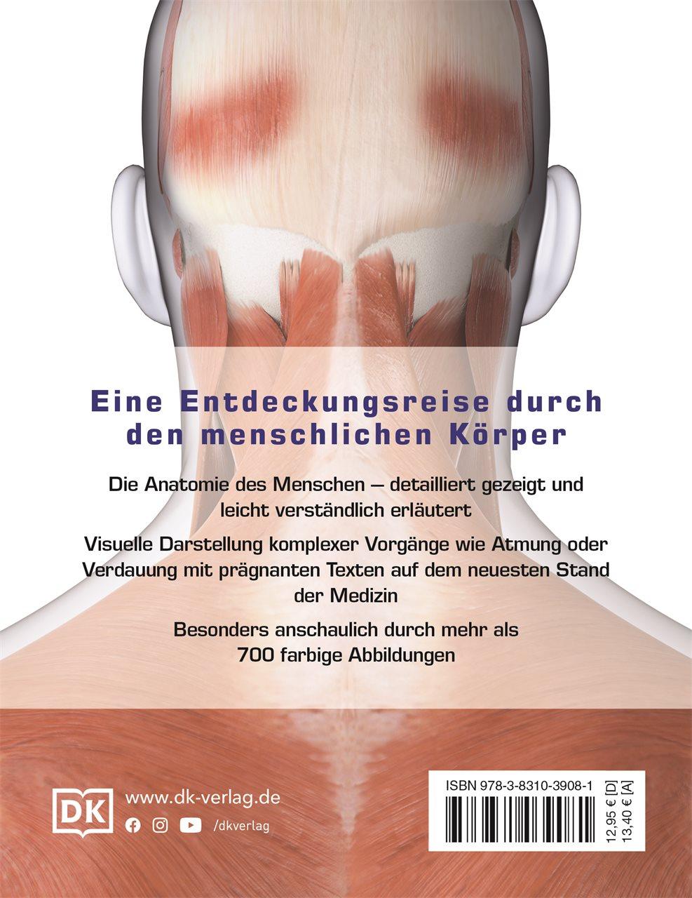 Rückseitencover Kompaktatlas menschlicher Körper