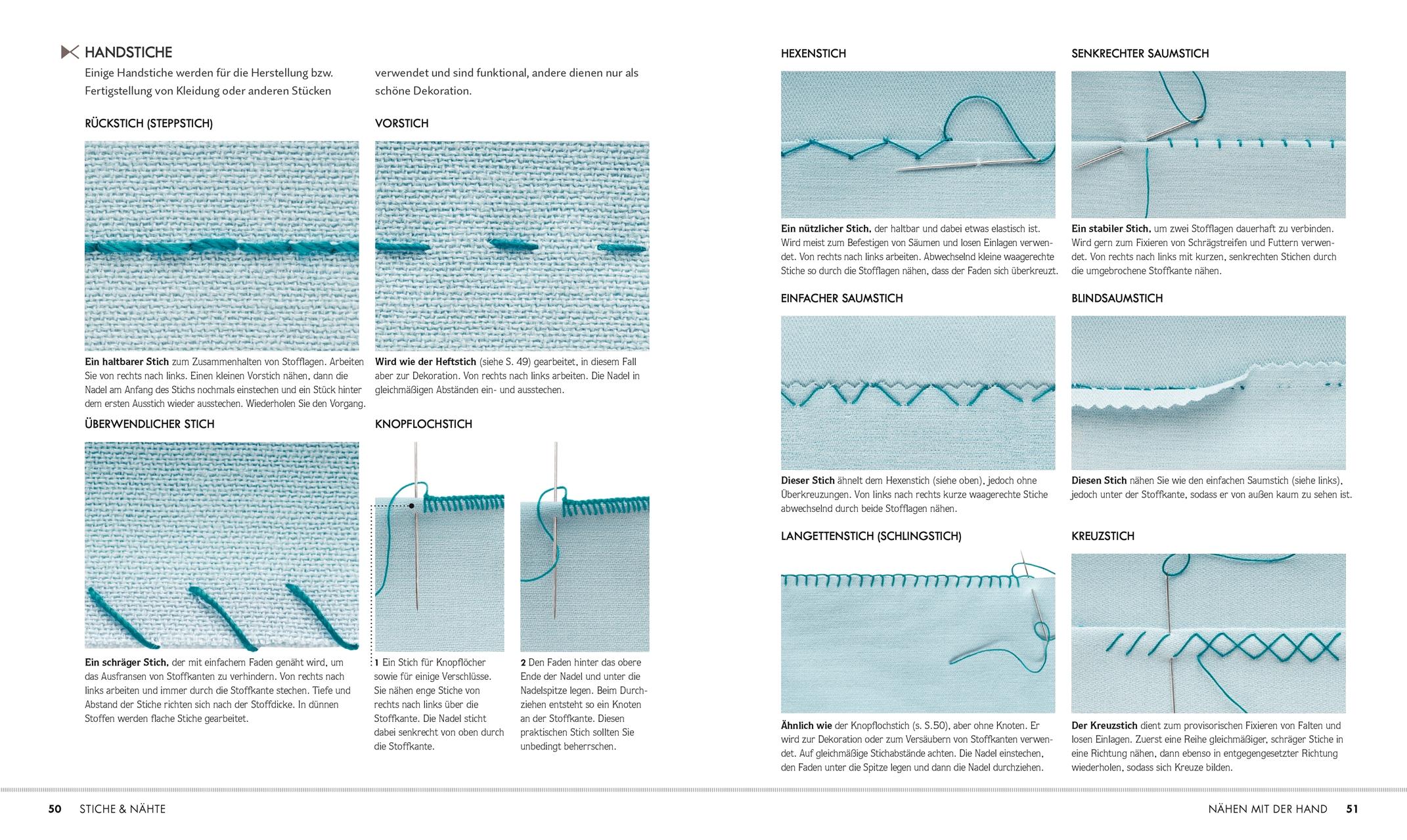 Beispielinhalt (Bild) Nähen Schritt für Schritt