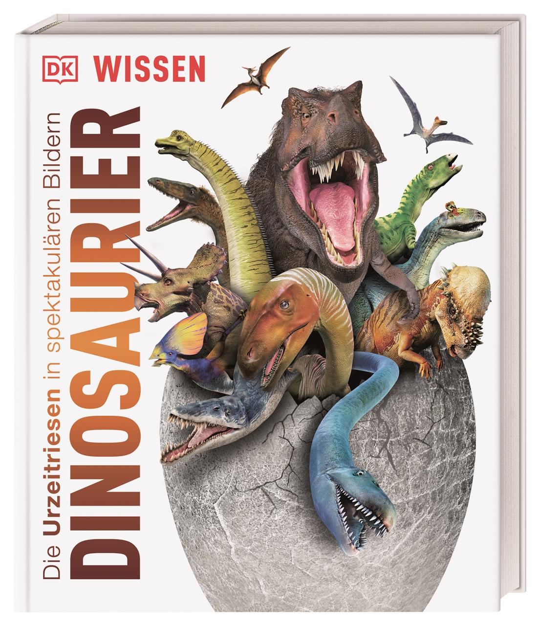 Vorderes Coverbild DK Wissen. Dinosaurier